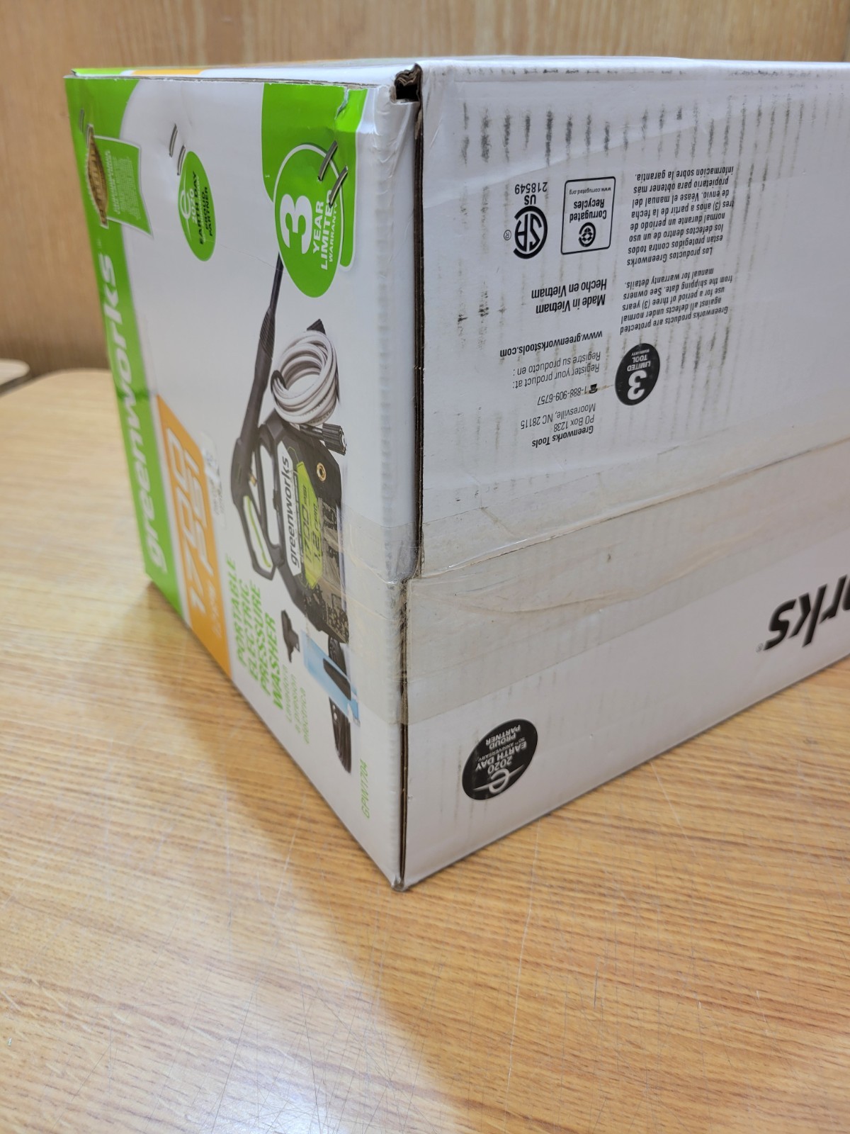 Greenworks 1700 PSI Portable Electric Pressure Washer Kit | BRAND NEW
