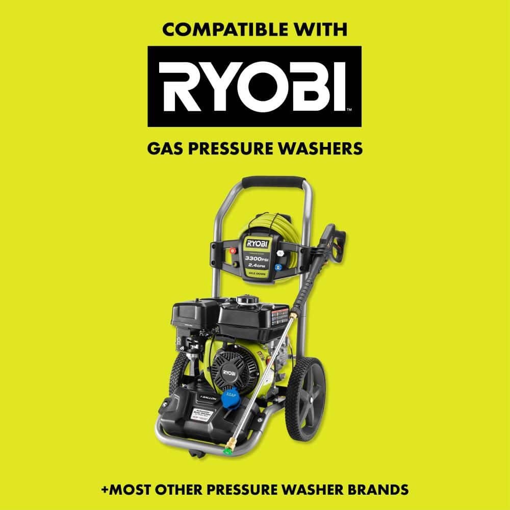 RYOBI 15 in. 3300 PSI Surface Cleaner for Gas Pressure Washer