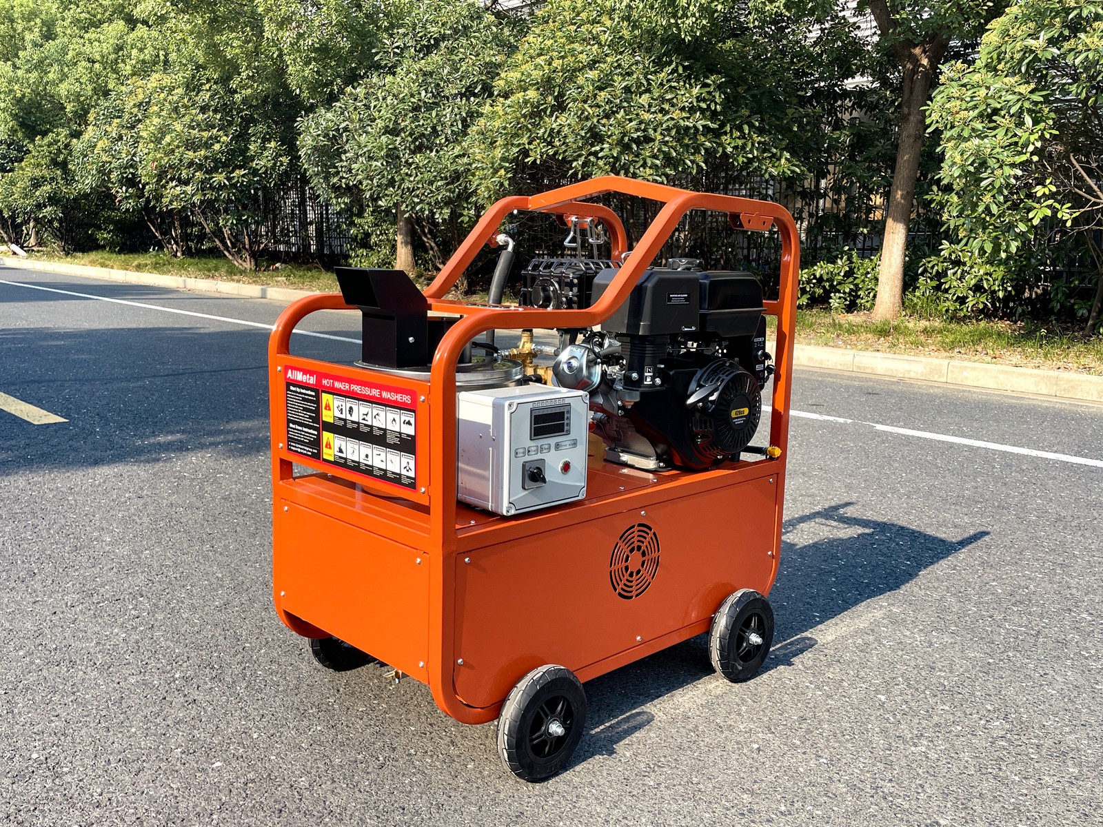 Commercial Portable Steam Pressure Washer 4.0GPM 4000PSI
