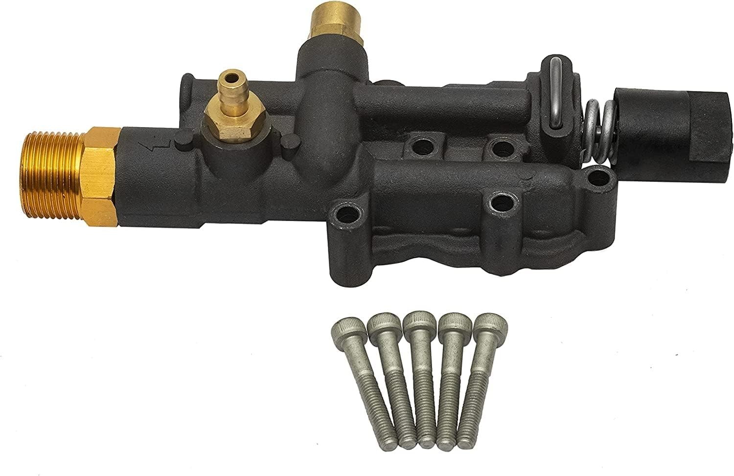 Complete Manifold Replacement Kit for AAA Axial Cam Pressure Washers – Black