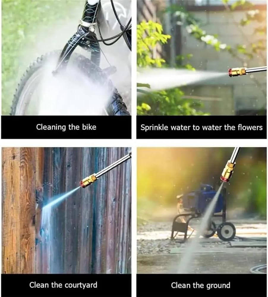 Cordless High Pressure Car Washer Portable Cleaner Electric Jet Spray w/ Battery