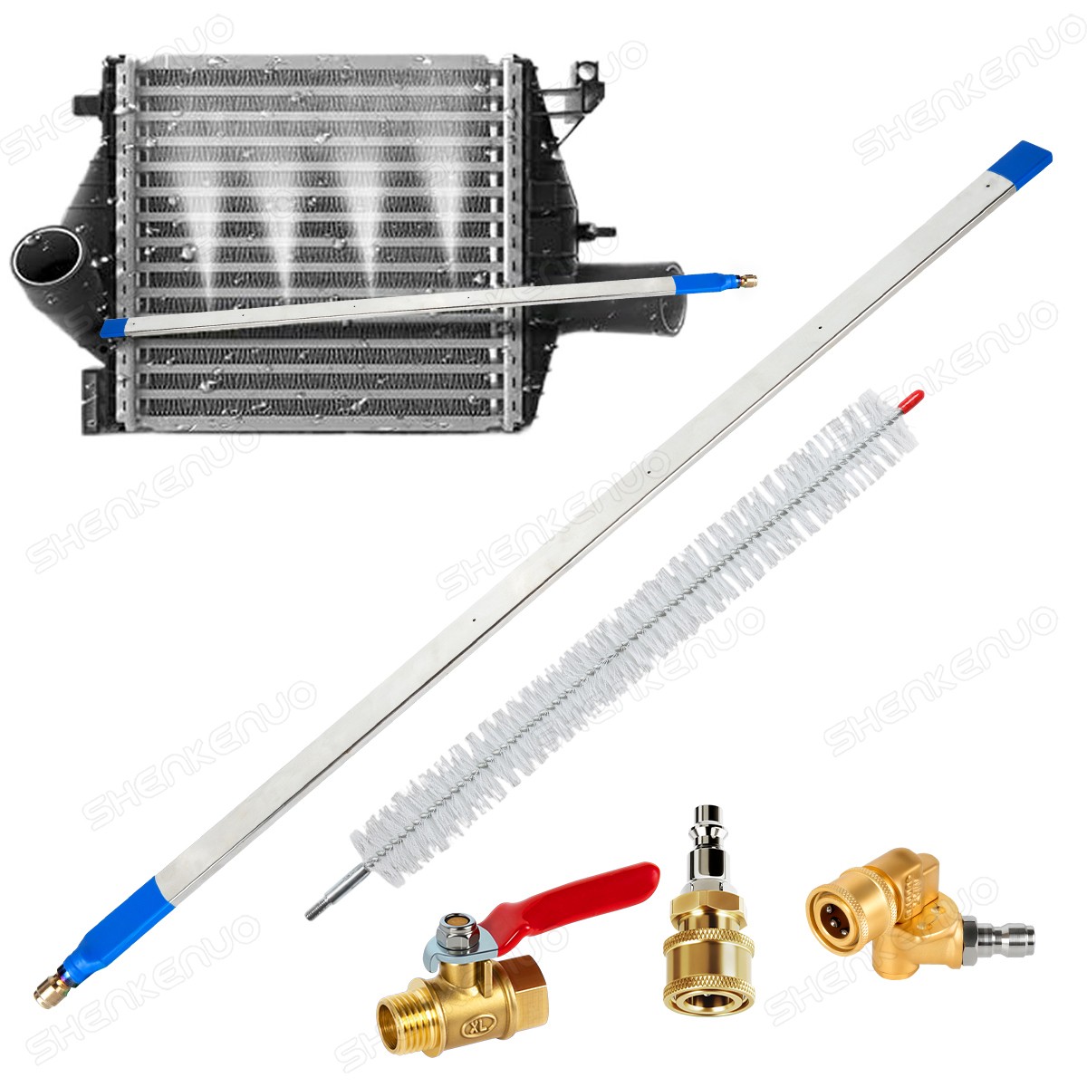 23.62 In Portable Radiator Cleaning Wand 4500PSI Radiator Flush and Cleaner Tool