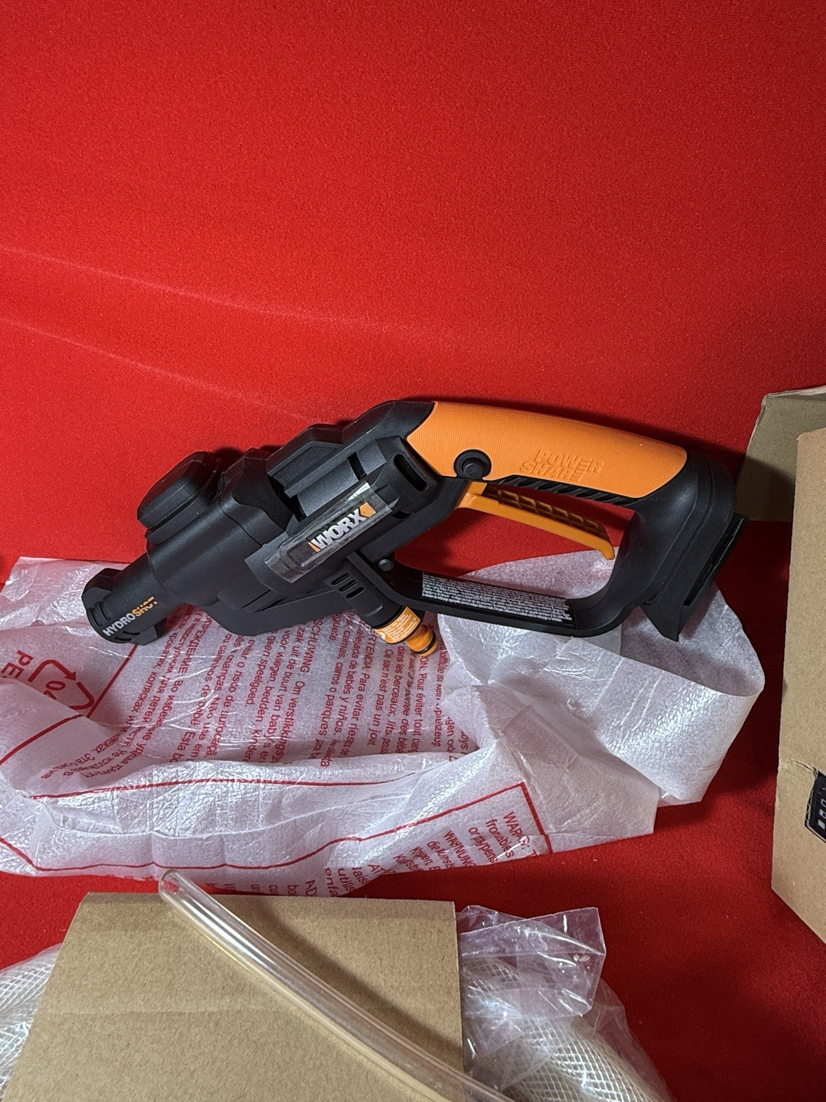WORX HydroShot 20V Cordless Portable Power Cleaner (WG620) w/ Battery & Charger