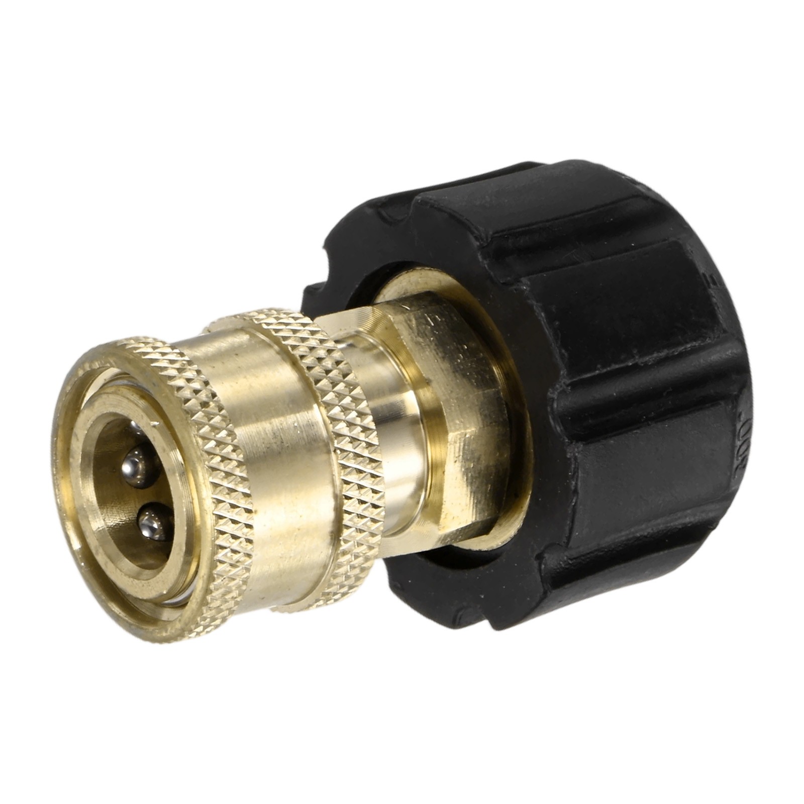 1-Pack M22 15mm Female to 1/4 Inch Female Pressure Washer Quick Connect Fittings