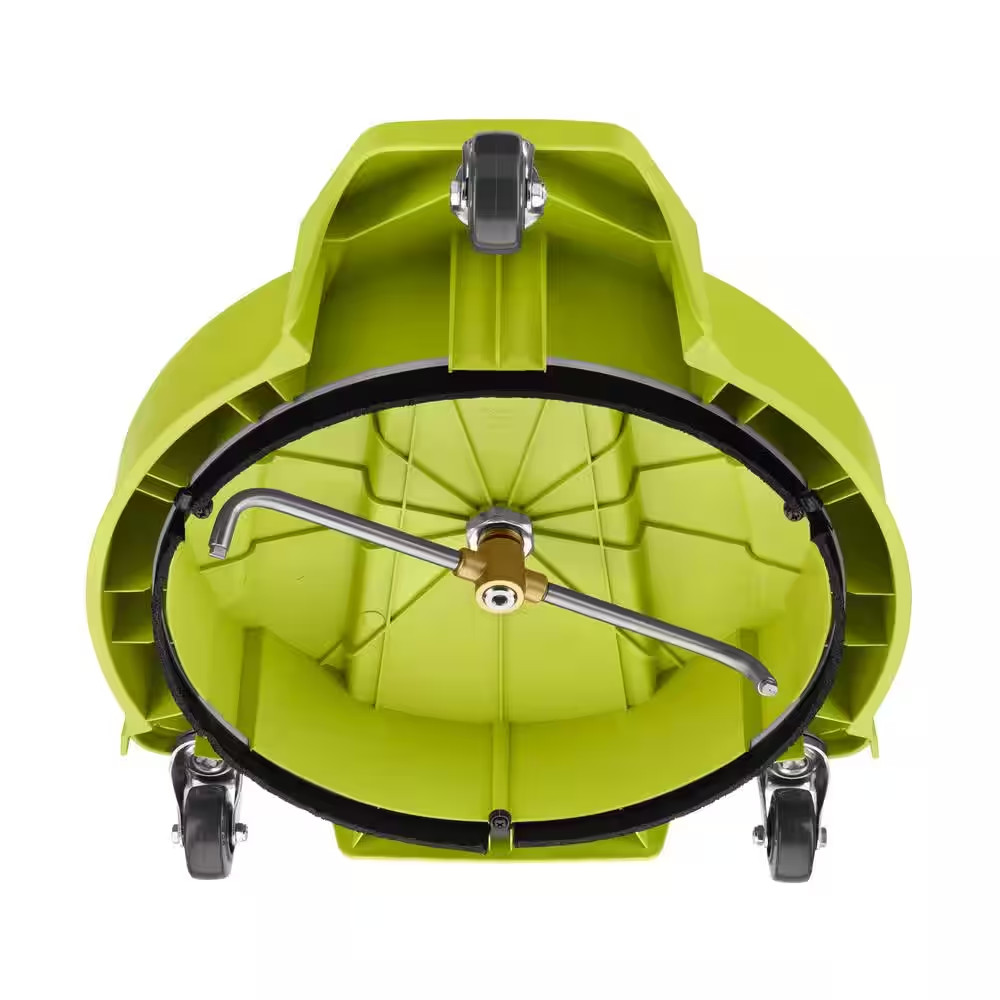15 In. 3400 PSI Gas Pressure Washer Surface Cleaner with Caster Wheels