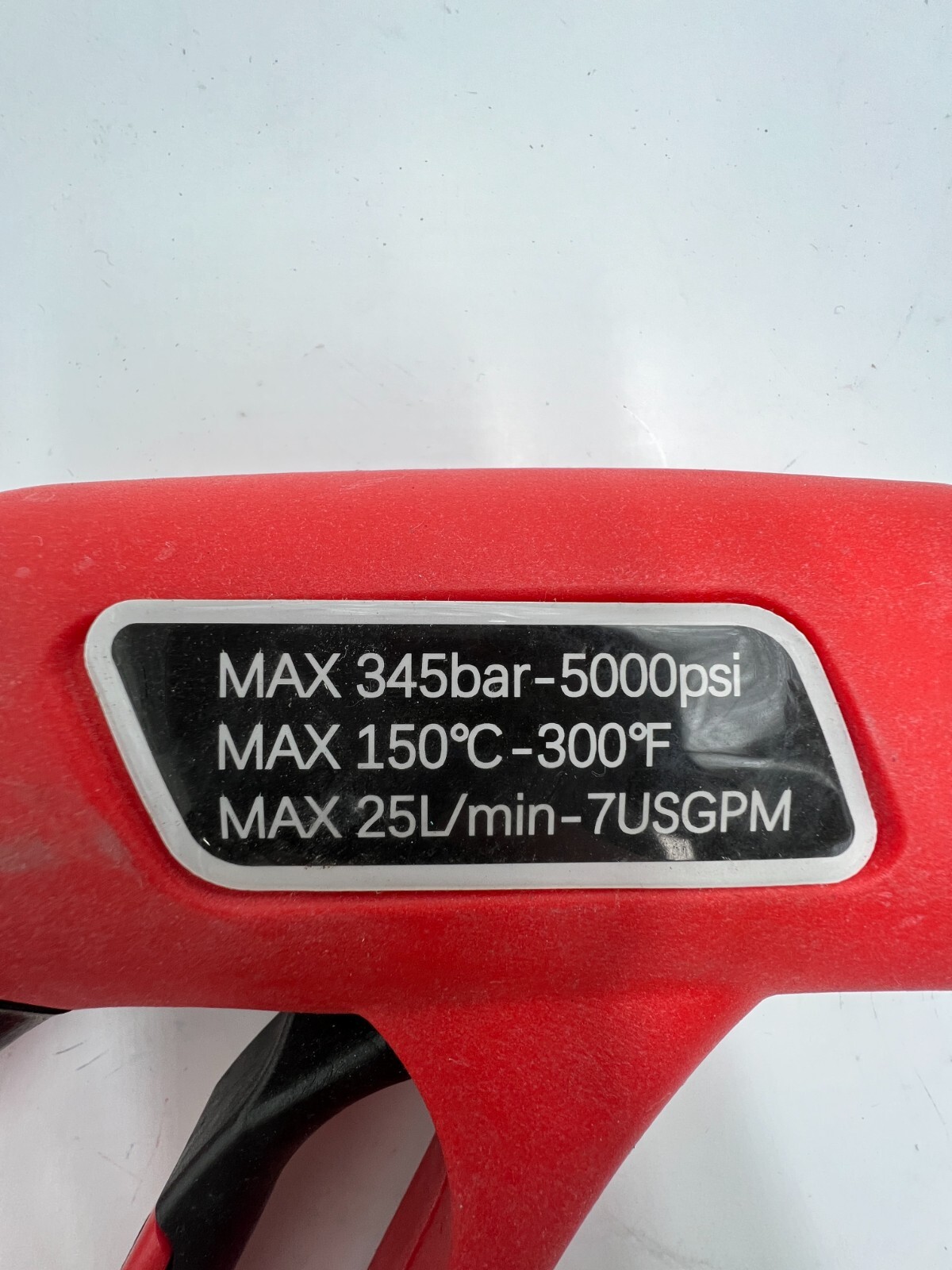 Chavor Pressure Washer Tool Max 345 Bar 5000 PSI Max 150ºC – 300ºF 25L/min