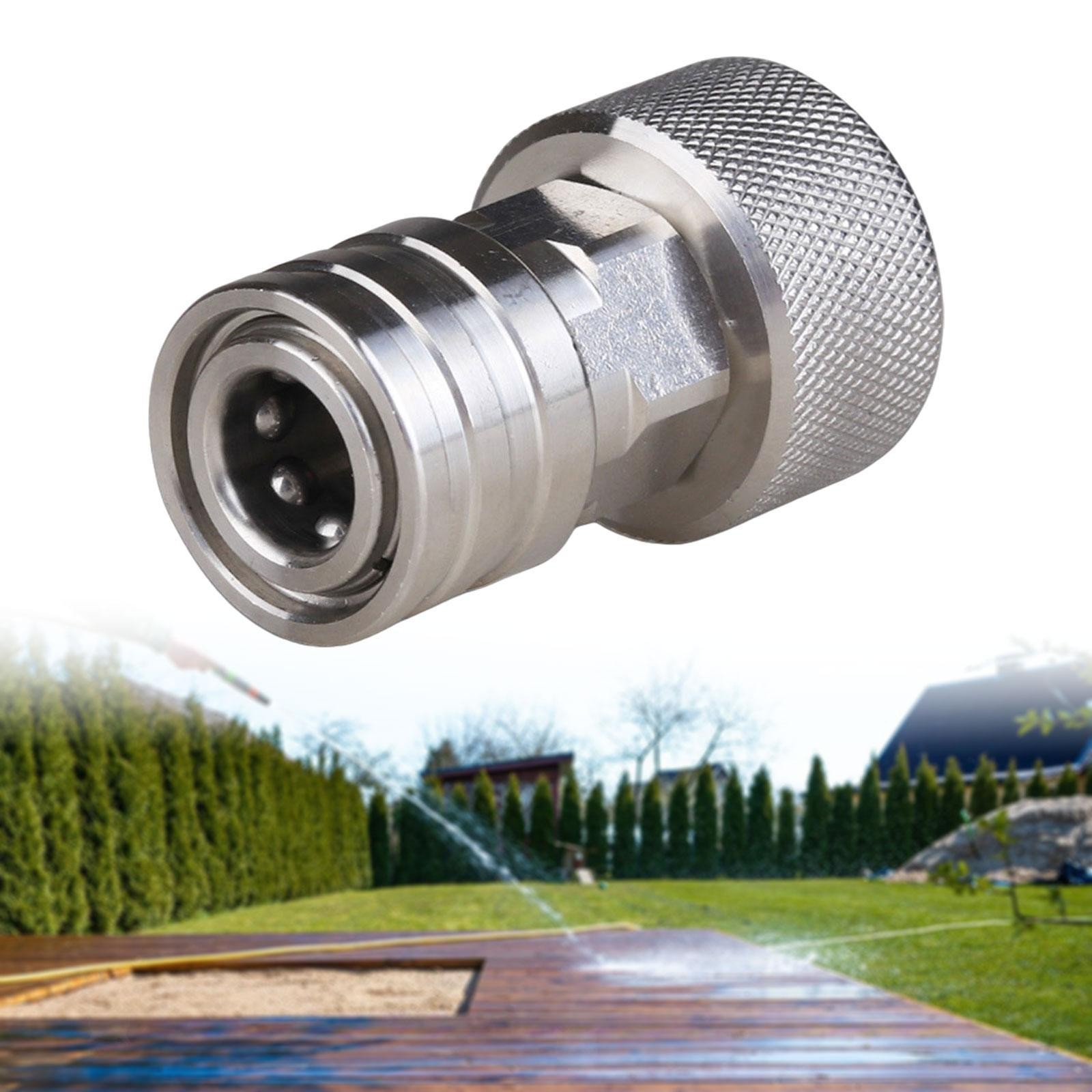 Ght 3/4″ Female to 1/4″ Quick Connect Water Hose to Power Washer Connector