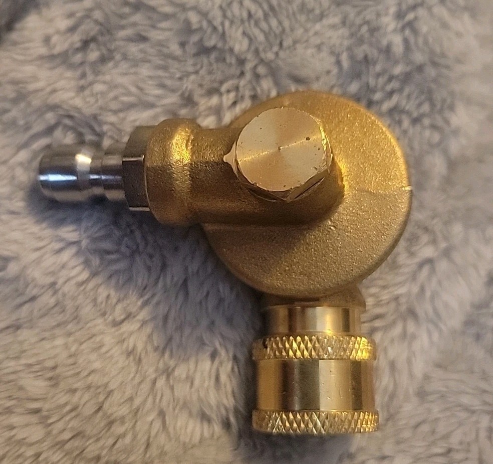 Pressure Washer Pivoting Coupler 7 Angle 240 Degree Rotation Gutter Cleaner C150