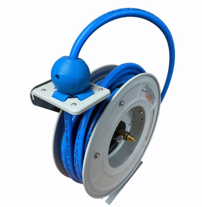 ProTool Retractable Hose Reel 60ft 1/4″ M22 Pressure Washer Auto Rewind