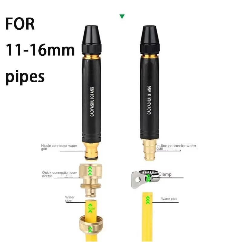 High Pressure Car Wash Water Gun Spray Nozzle Portable Washer for Auto