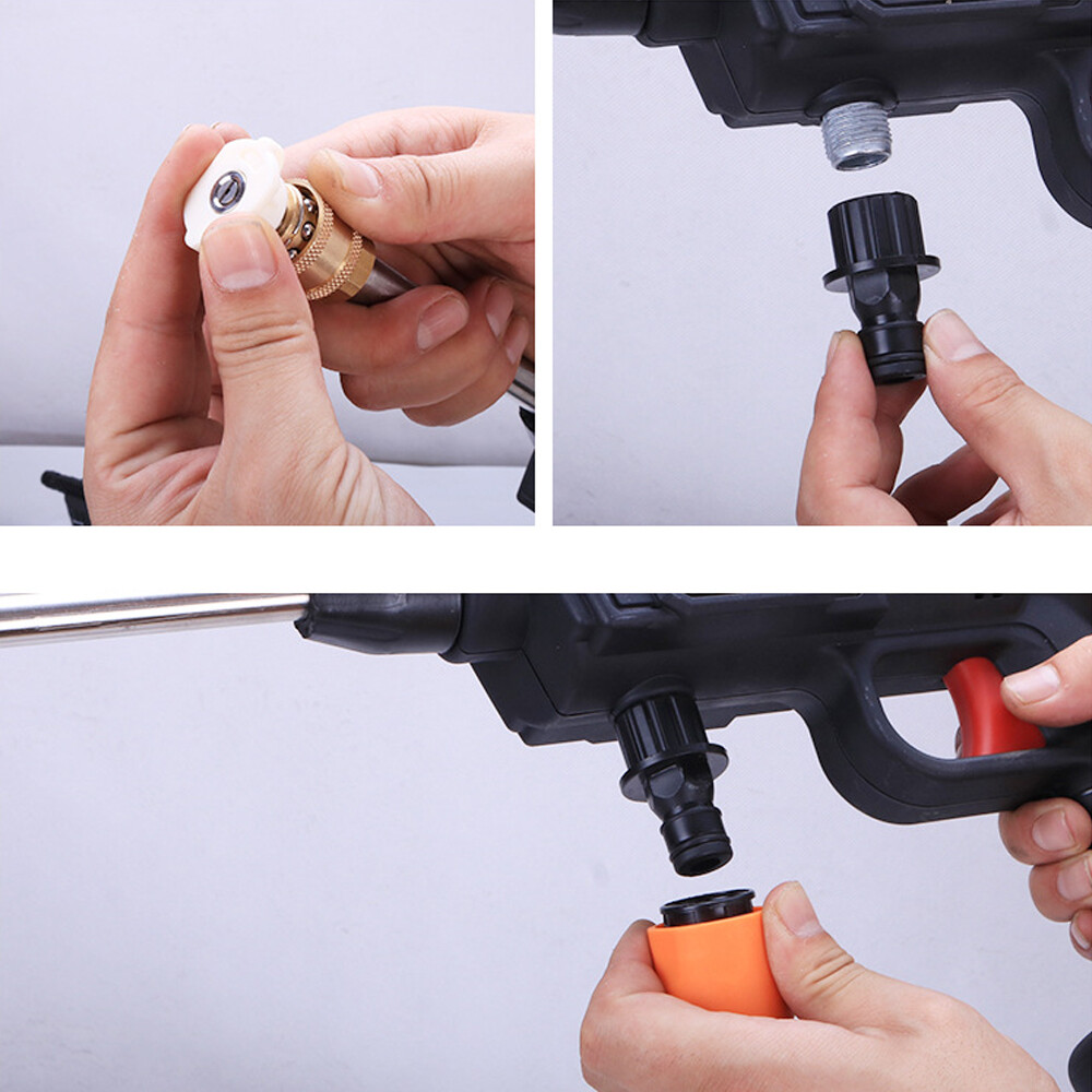 High Pressure Portable Tool Set Easy Convenient For Car Washing Cordless Design