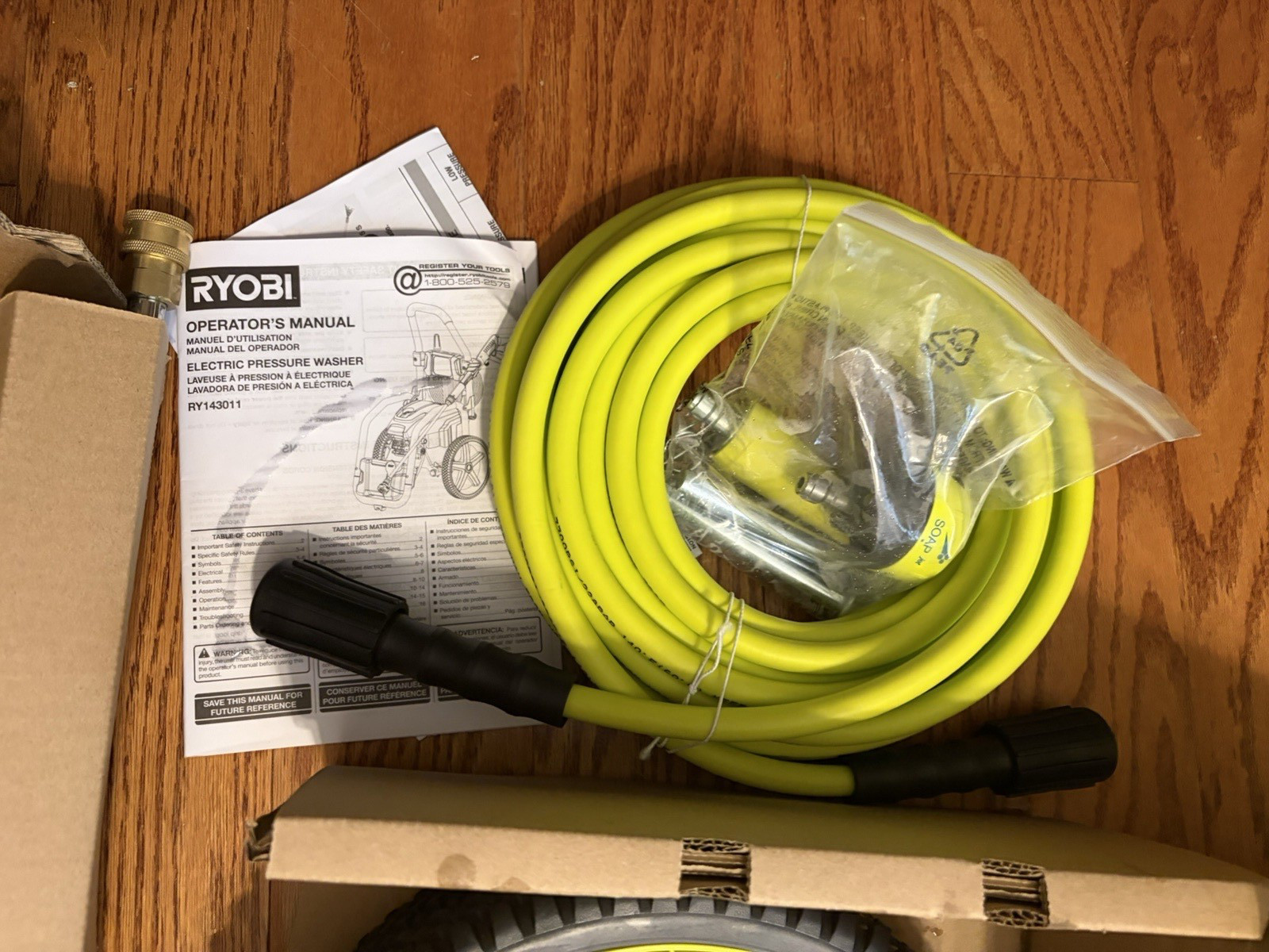 RYOBI 3000 PSI 1.1 GPM Cold Water Electric Pressure Washer RY143011