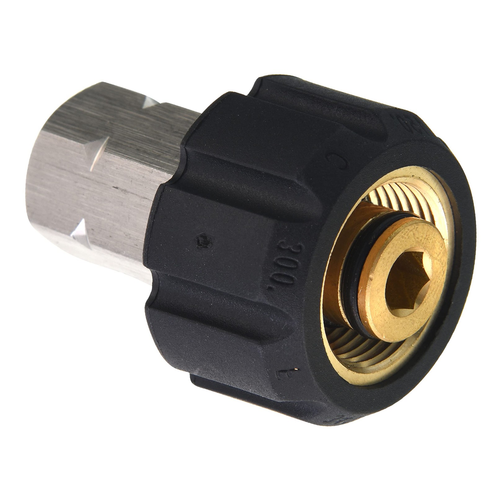 Pressure Washer Adapter M22 female to 3/8 Inch Female NPT Fitting 4500 PSI