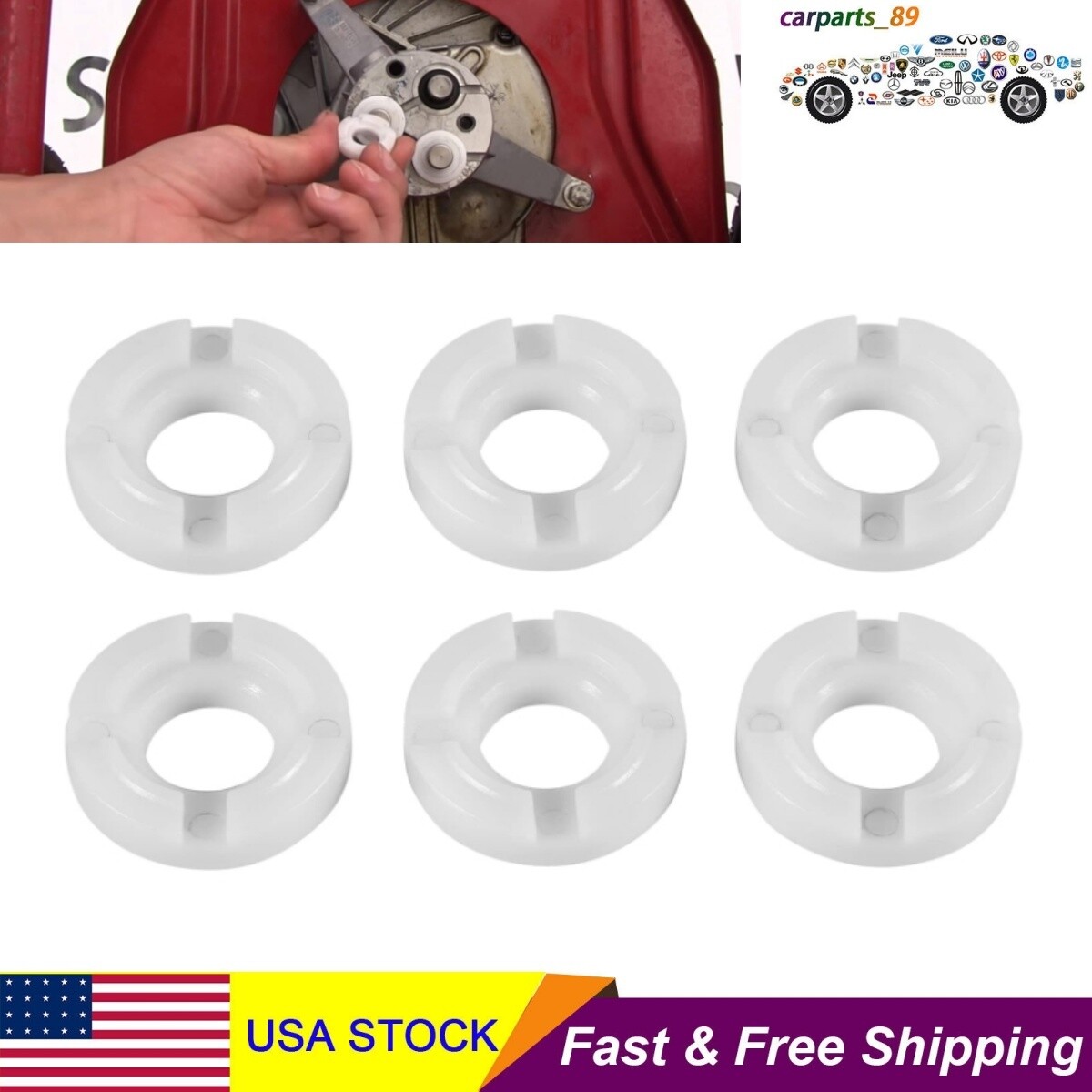 for Annovi Reverberi AR2840561 Pressure Washer Pump Bushing SRMW2.2G26 RMW2.2G24