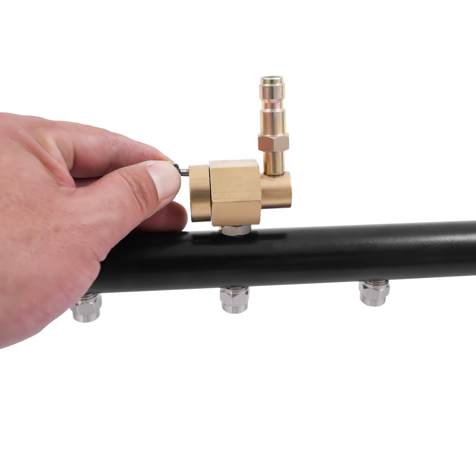 2-In-1 Undercarriage Pressure Washer Attachment with 7 Nozzle Spray Head