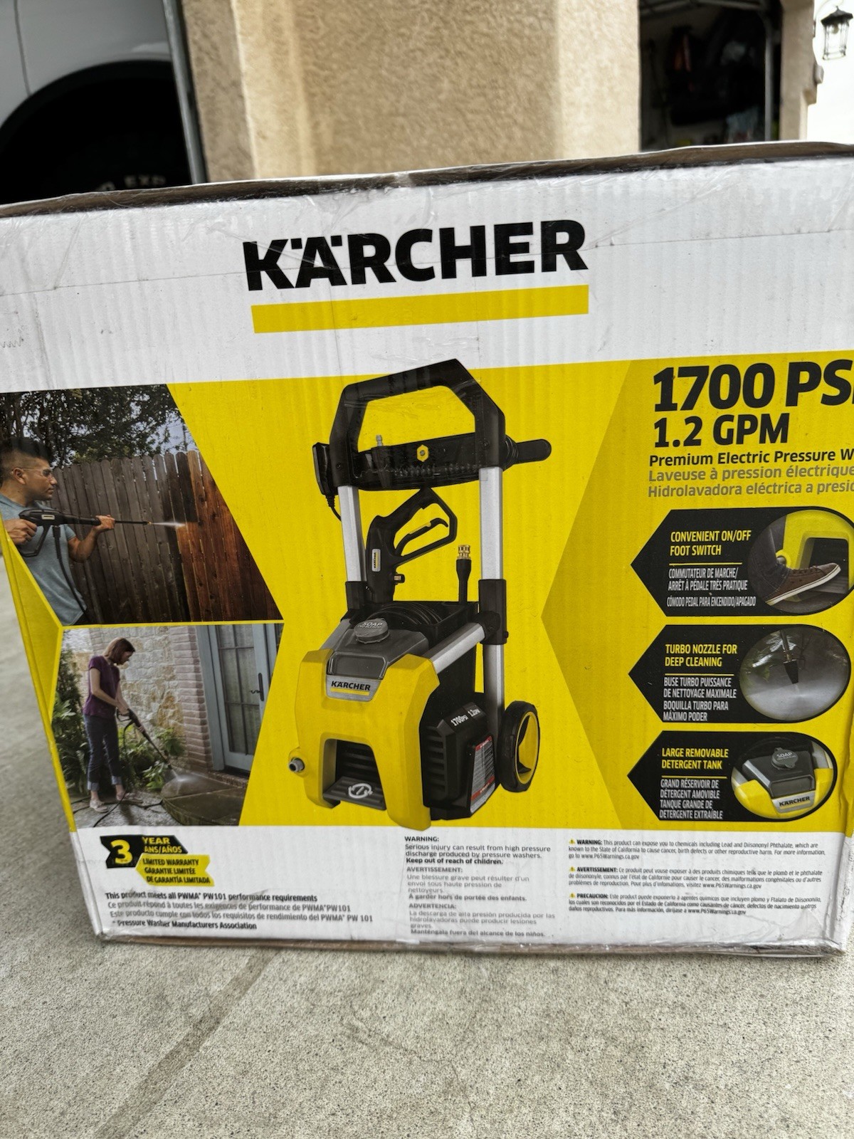 Brand New Karcher Pressure Washer 1700 Psi