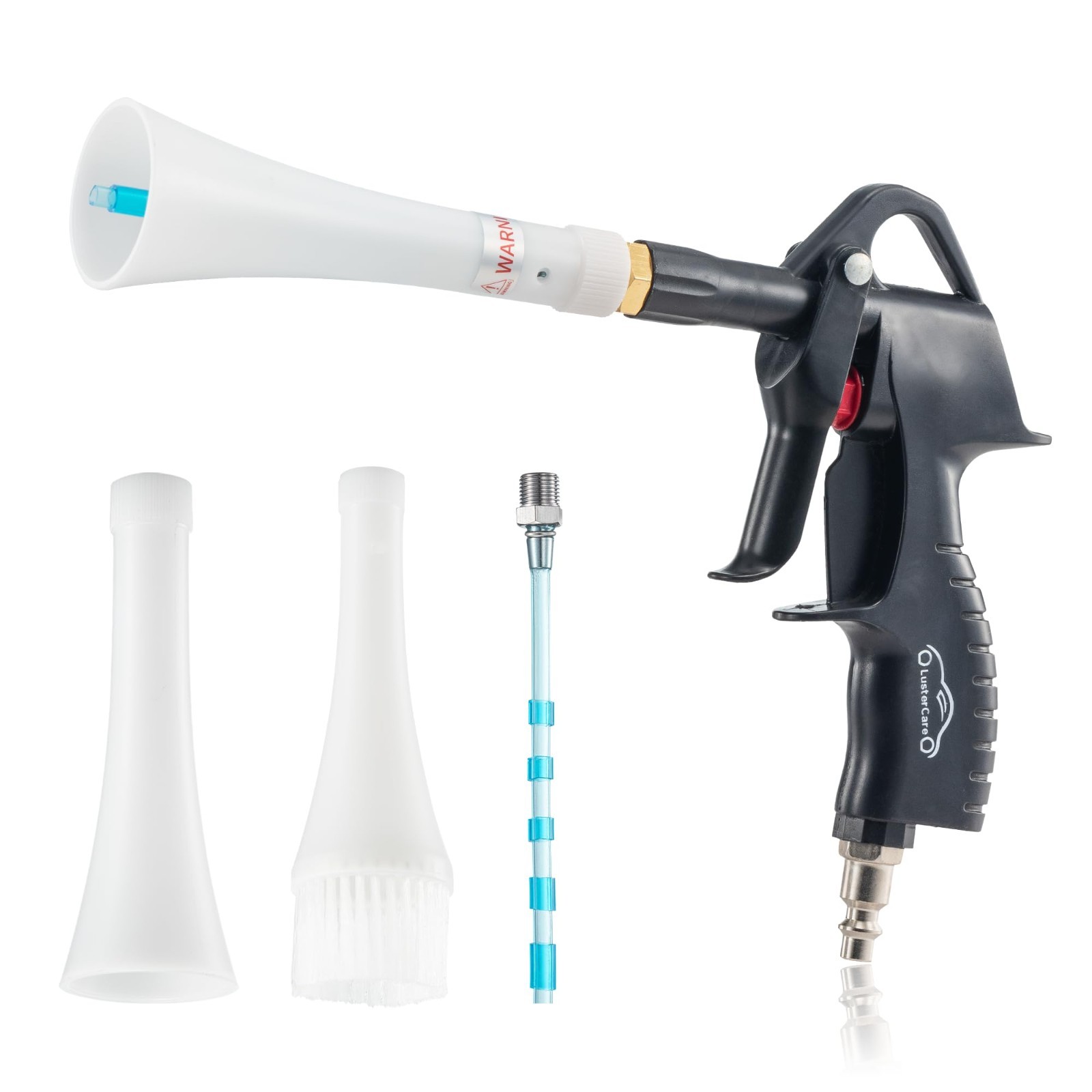 Car Cleaning Gun & Air Blower Nozzle | Teflon Coated Metal Detailing Tool