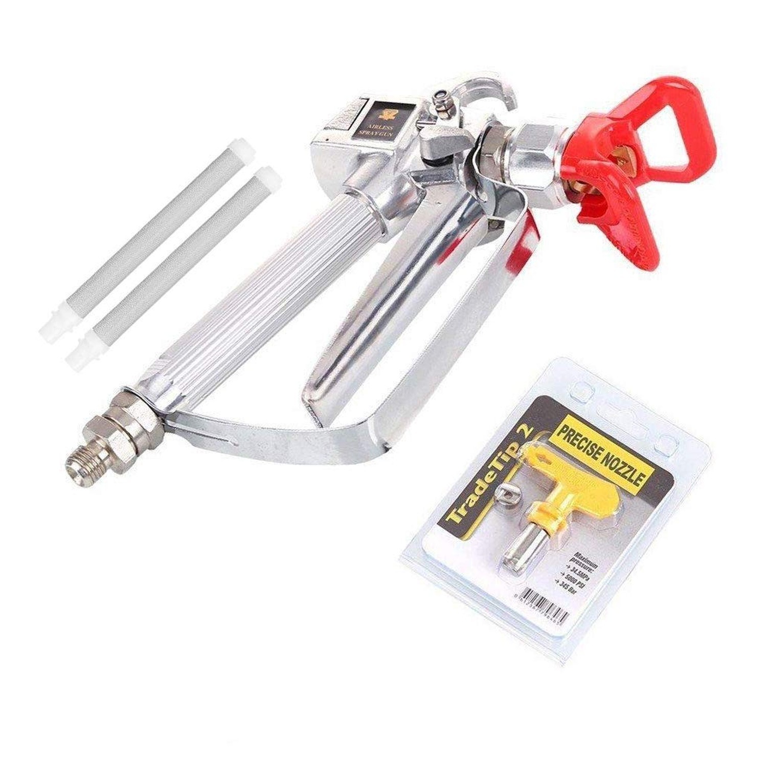 JOLINO Airless Paint Spray Gun, High Pressure 3600 PSI 517 Nozzle Tip Sprayer…