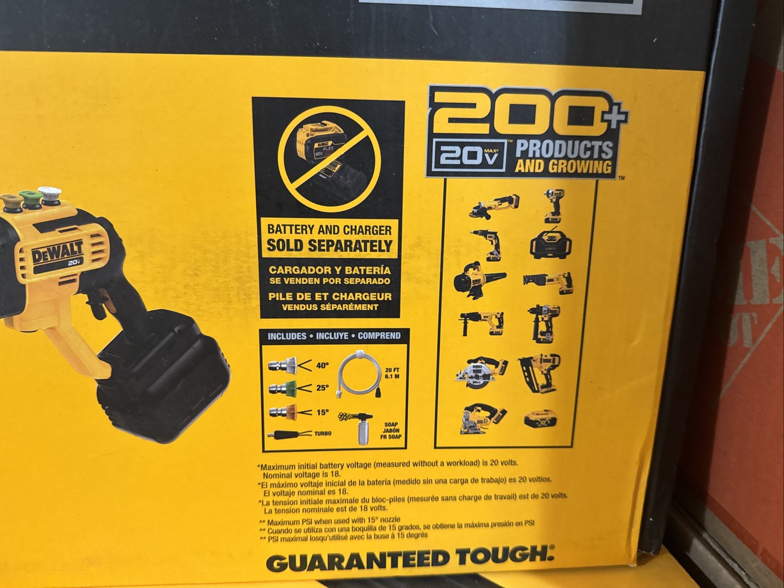 DeWalt DCPW550B 20V MAX 550 PSI Cordless Power Cleaner Tool Only – New in Box