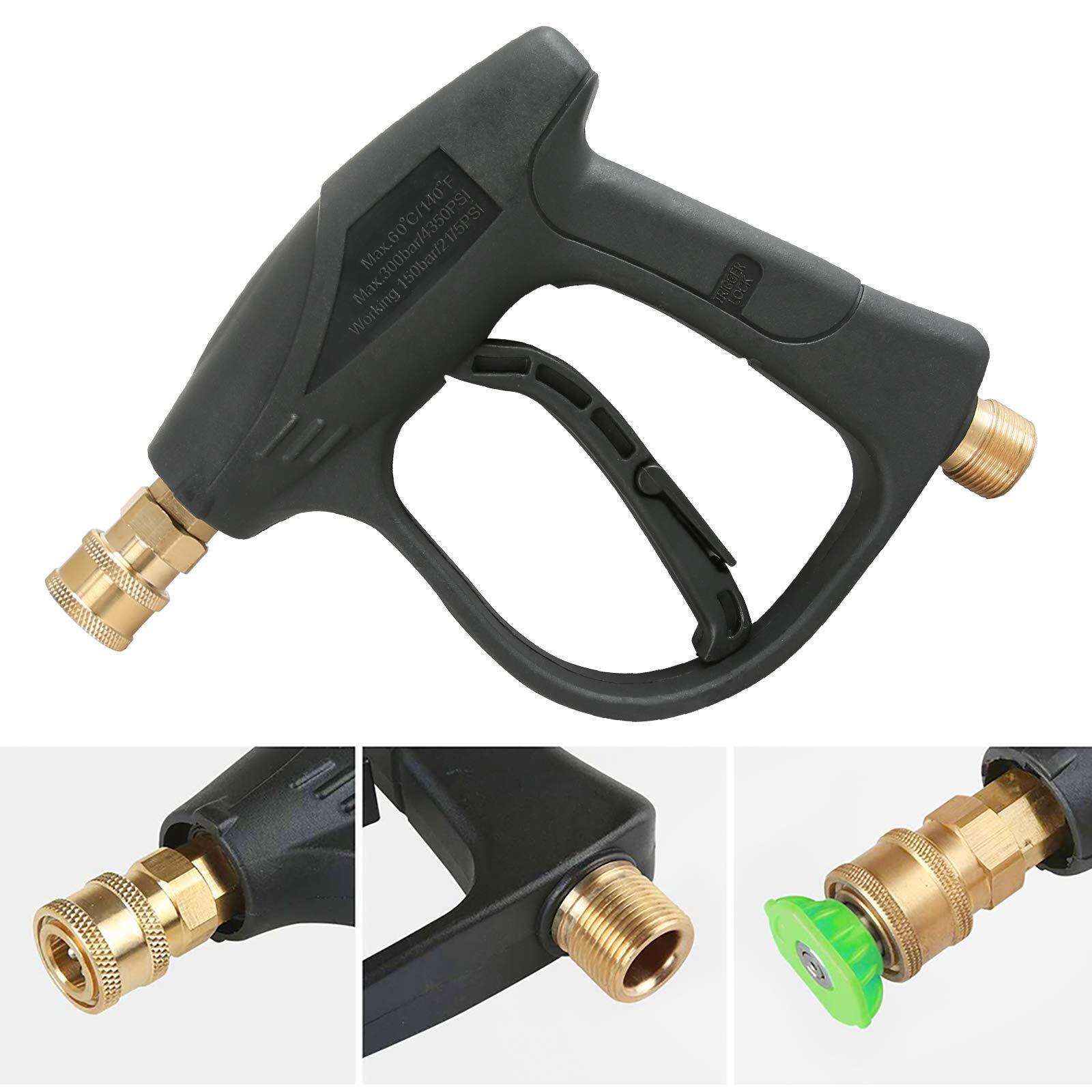 Sooprinse High Pressure Washer Gun3000 PSI Max With 5 Color Quick Connect Noz…