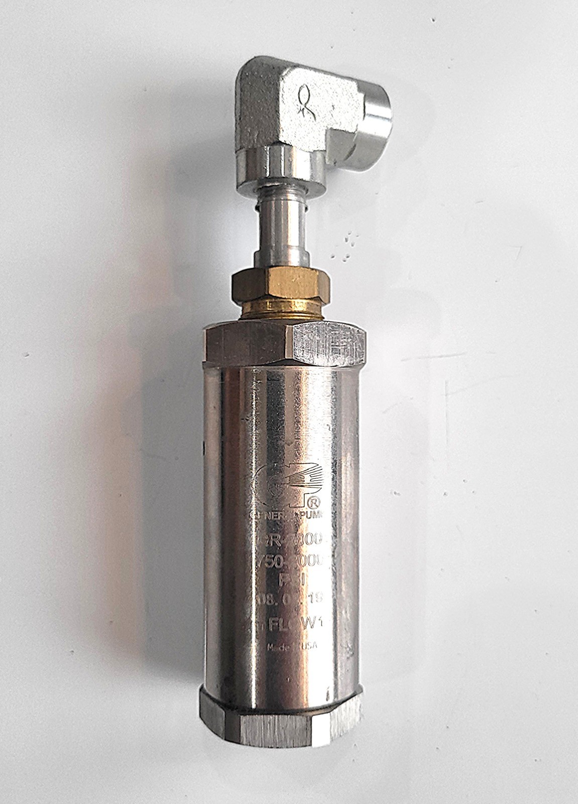 Car Wash Pump / Pressure Washer Regulator: Brass Control Valve – 750-2000 psi