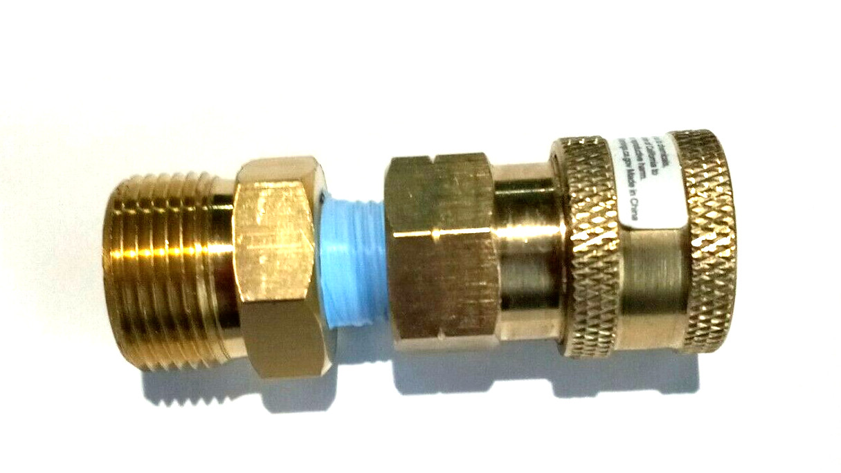 Fits Sun Joe, AR Hose- M22 x 15mm Male 1/4 NPT Coupler
