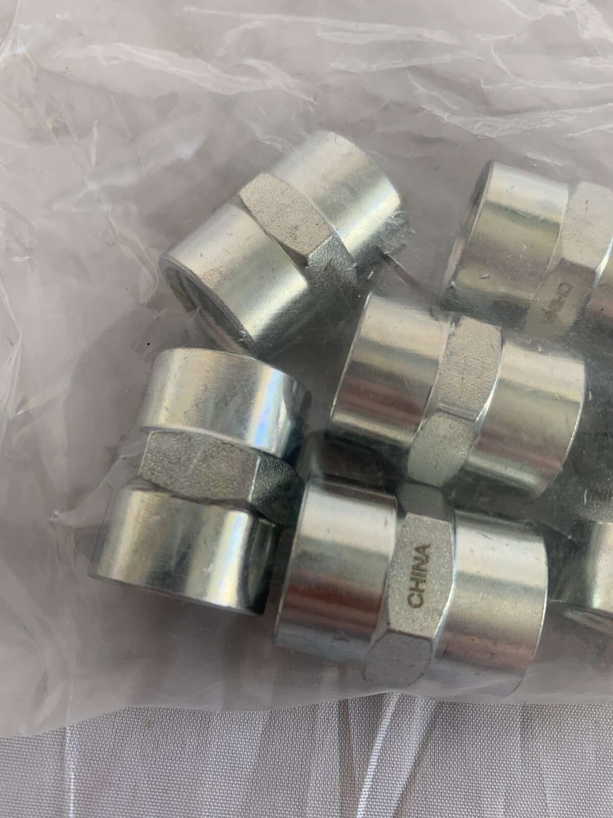 10 PACK 8.705-366.0 Karcher HEX COUPLING, STEELPIPE,3/8″ X 3/8″/ZINC