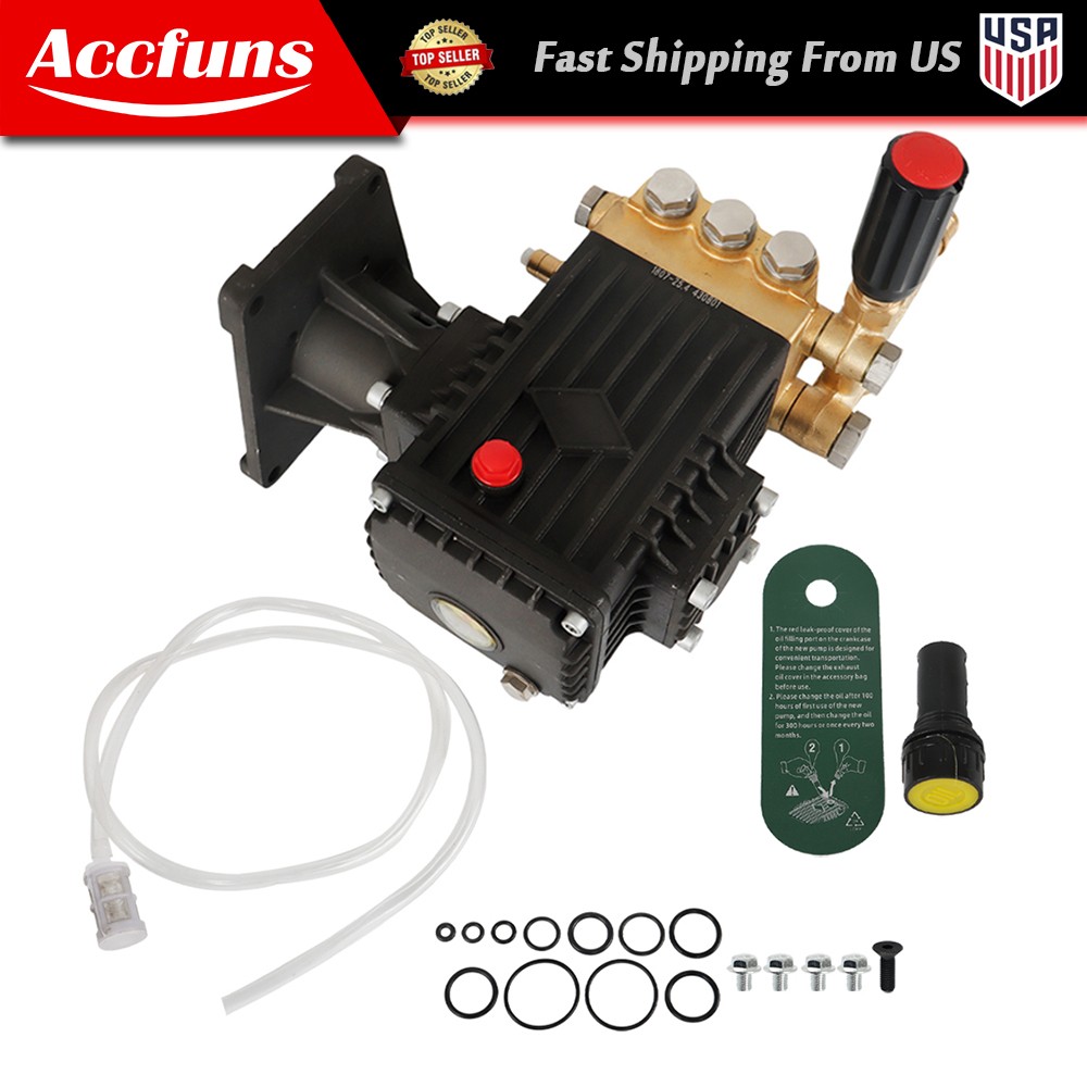 CF 3040 G: 3000 psi @ 4 US gpm, 1-in Shaft Pressure Washer Pump