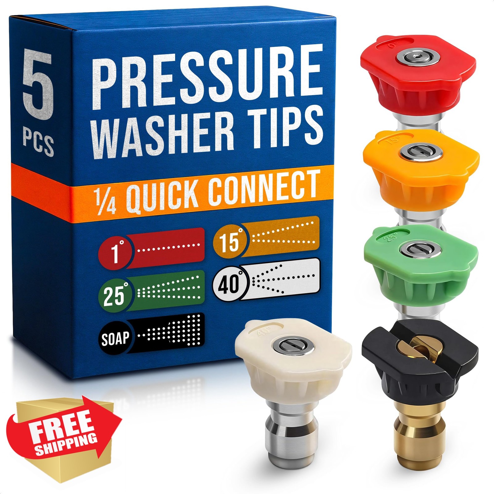 KETAR Pressure Washer Tips 5 Pc