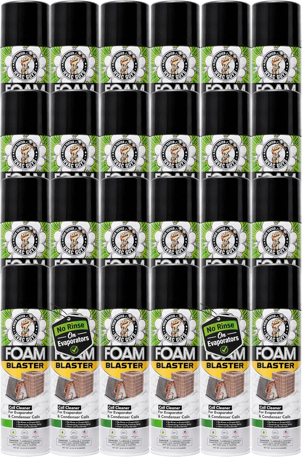 Foam Blaster AC Coil Cleaner Foam Spray | HVAC Coil Cleaner for AC Unit | Profes