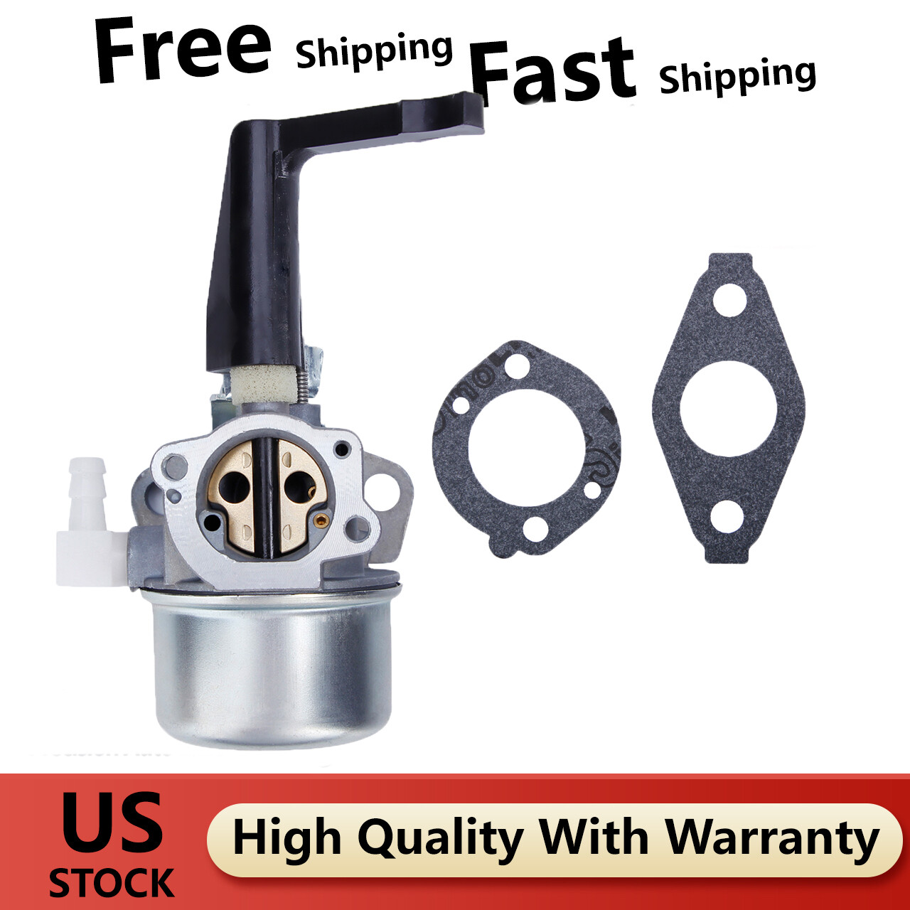 696065 Tiller Carburetor Carb with Gasket fit Briggs & Stratton 5HP 5.5HP 6HP US