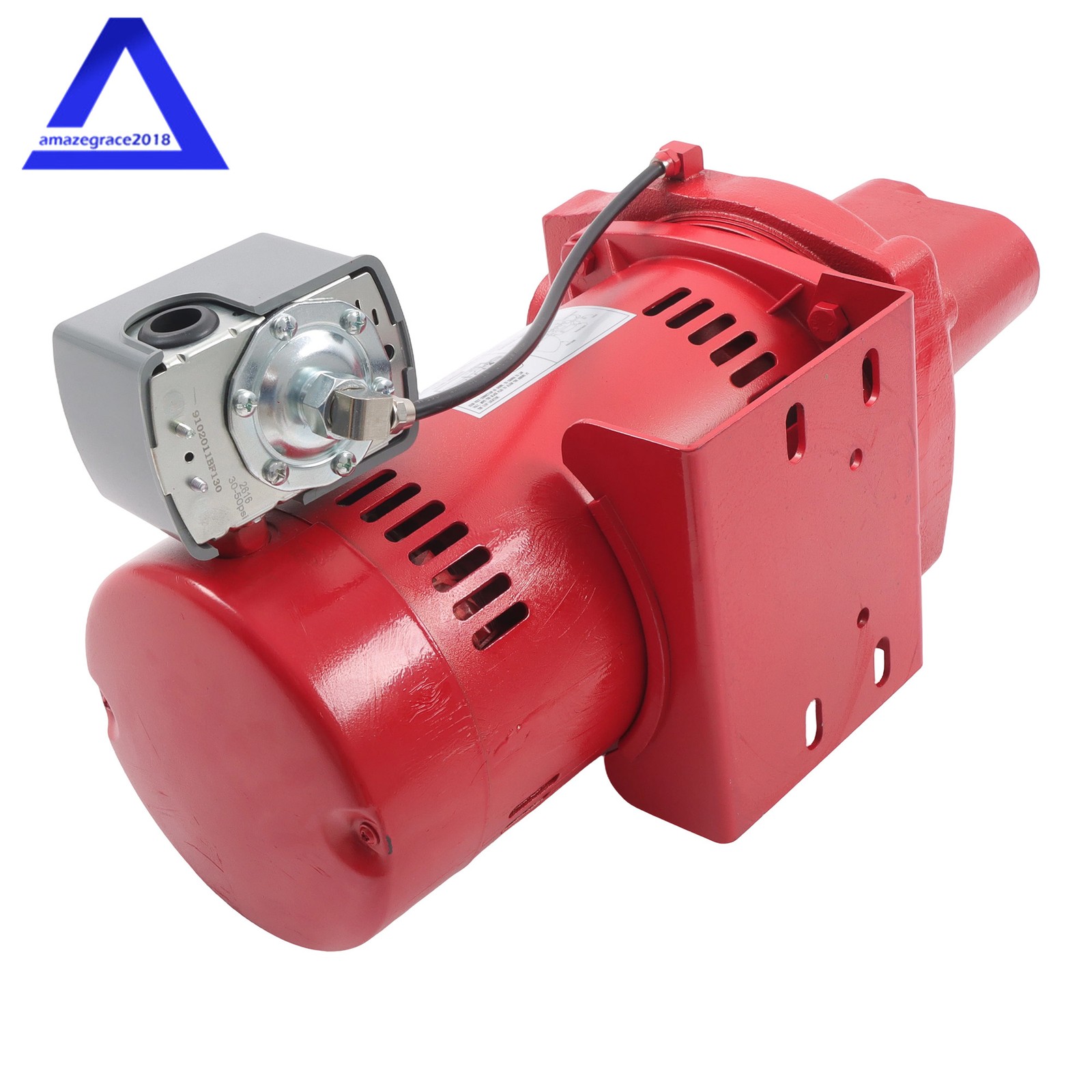 RJS-75-PREM Premium Cast Iron Shallow Well Jet Pump 3/4 HP 16 GPM Red 602207