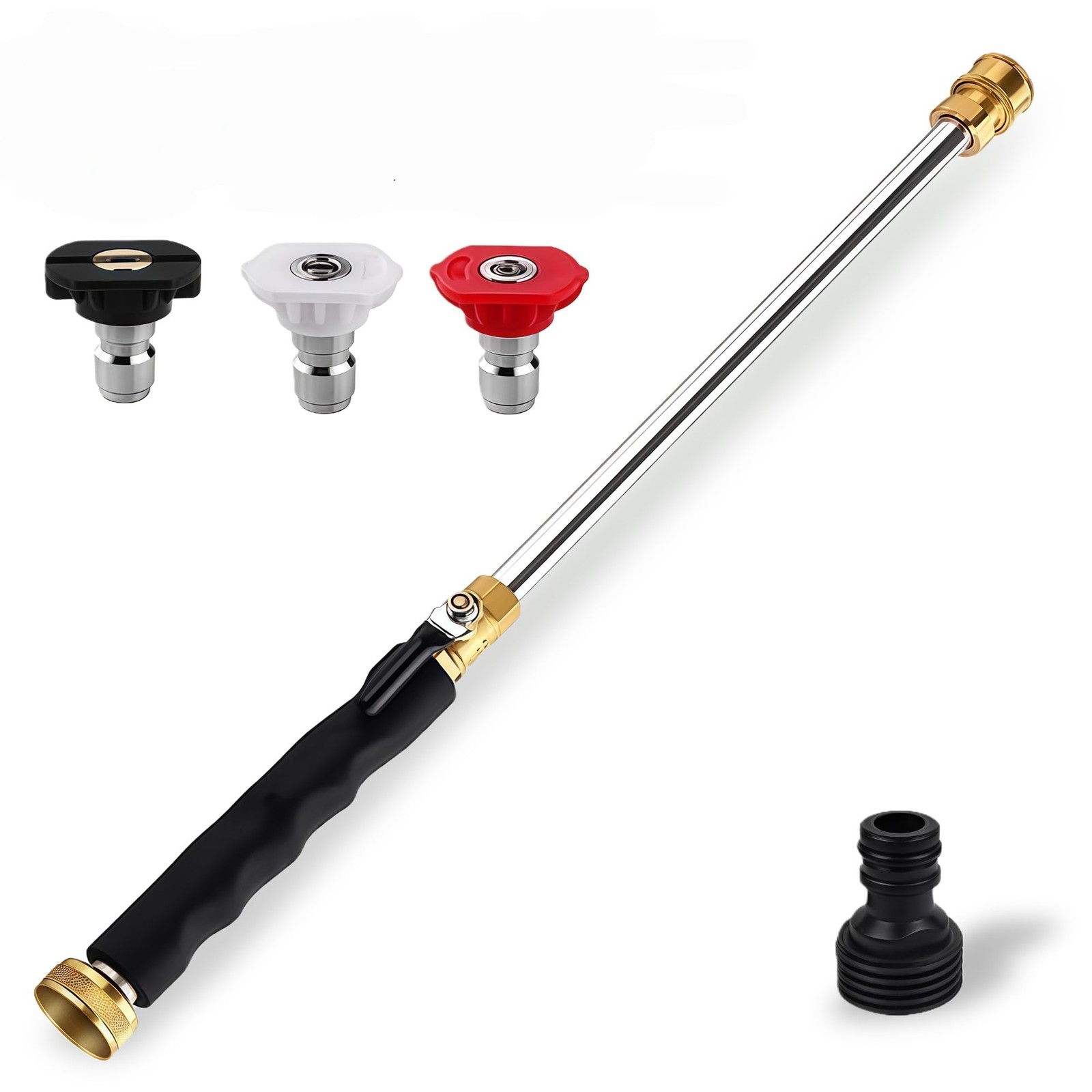 2026 Upgraded Jet Nozzle Power Washer for Garden Hose with 2 Different High-P…
