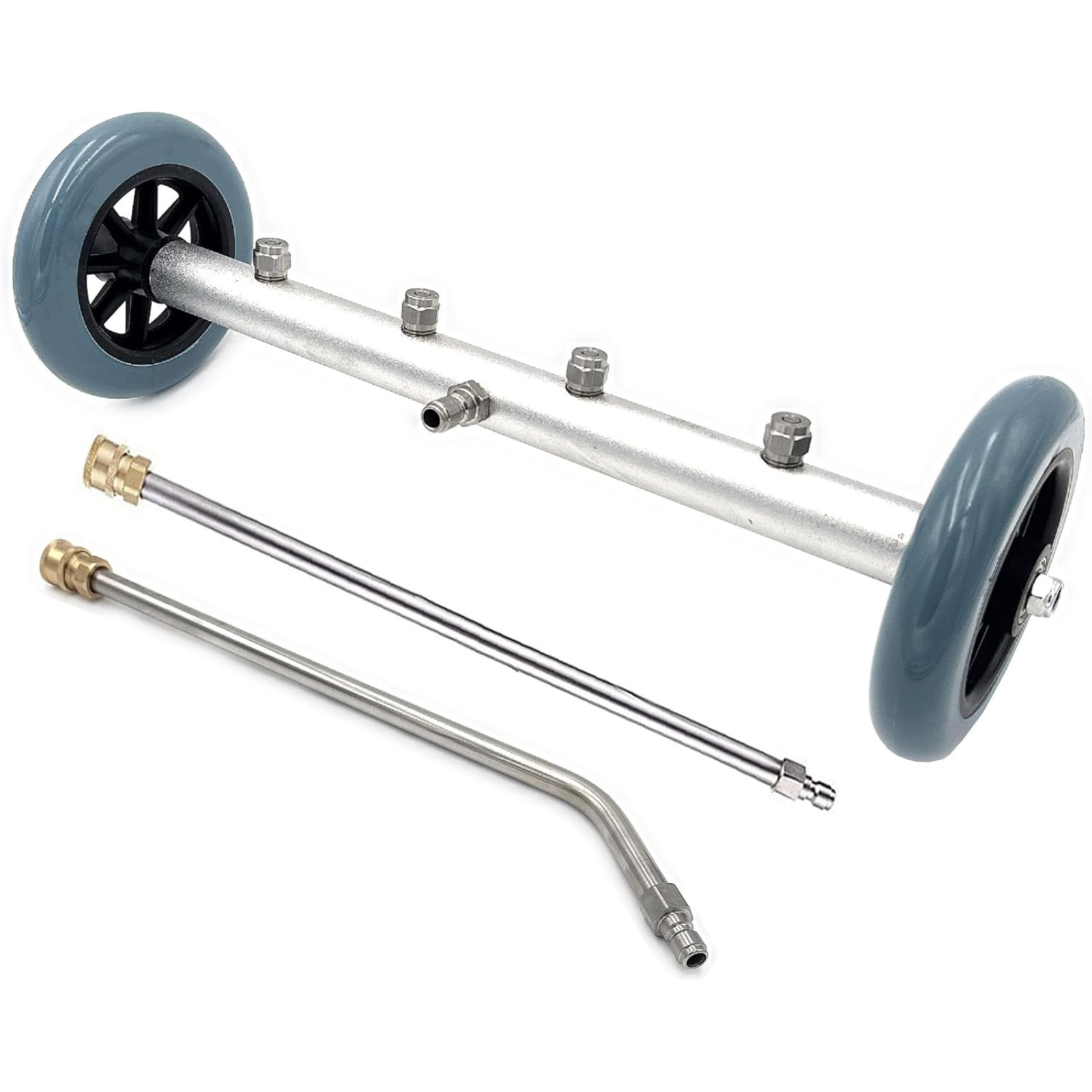 16 Inch Undercarriage Pressure Washer Cleaner Attachment with 4000 PSI Wand