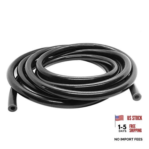Silicone Hose Line Universal 3/4″ (19mm) ID High 3/4 (19mm) ID, 5 ft Black