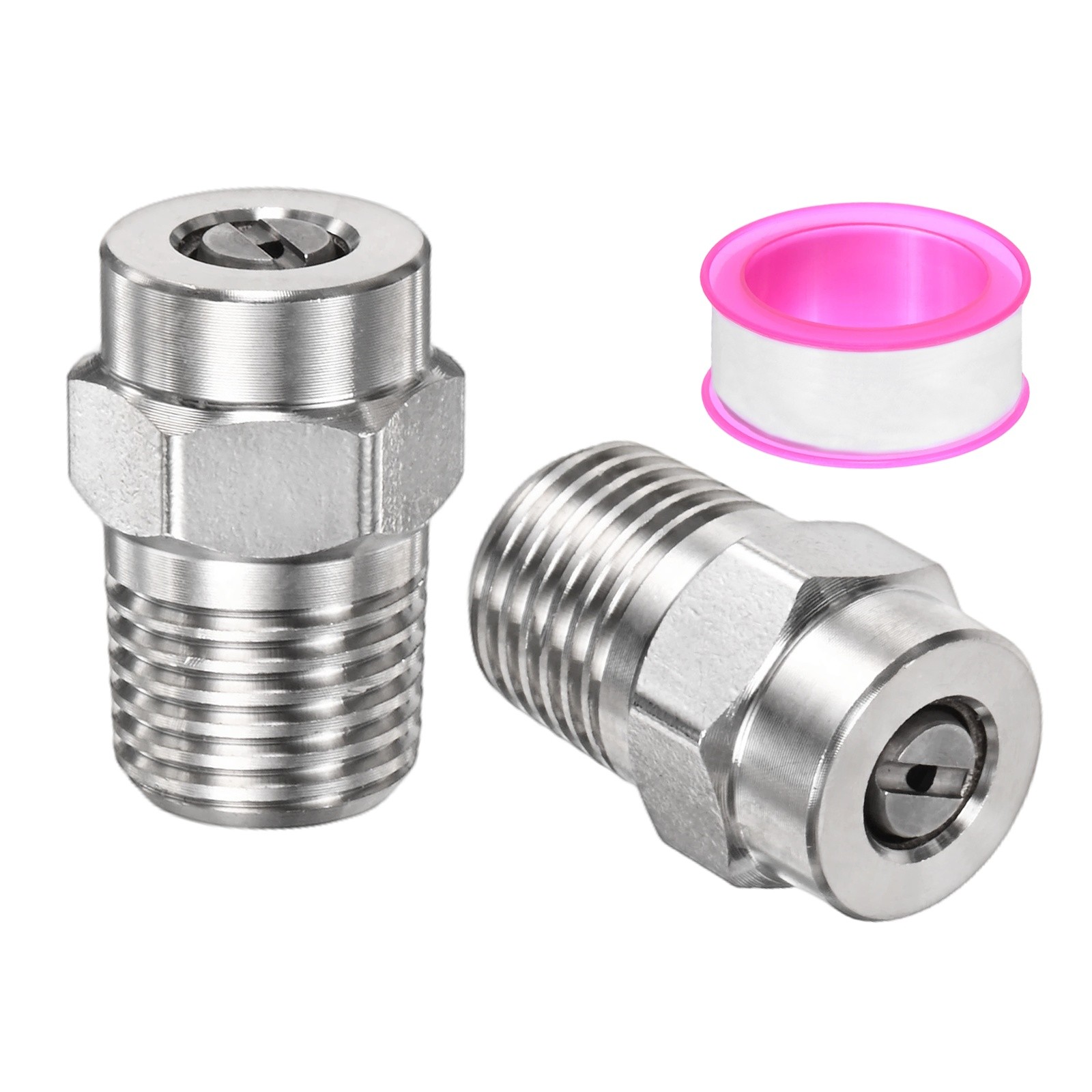 1/4″ NPT 25° Surface Cleaner Tip [2PCS] – Pressure Washer Nozzle [1.382MM Pore]