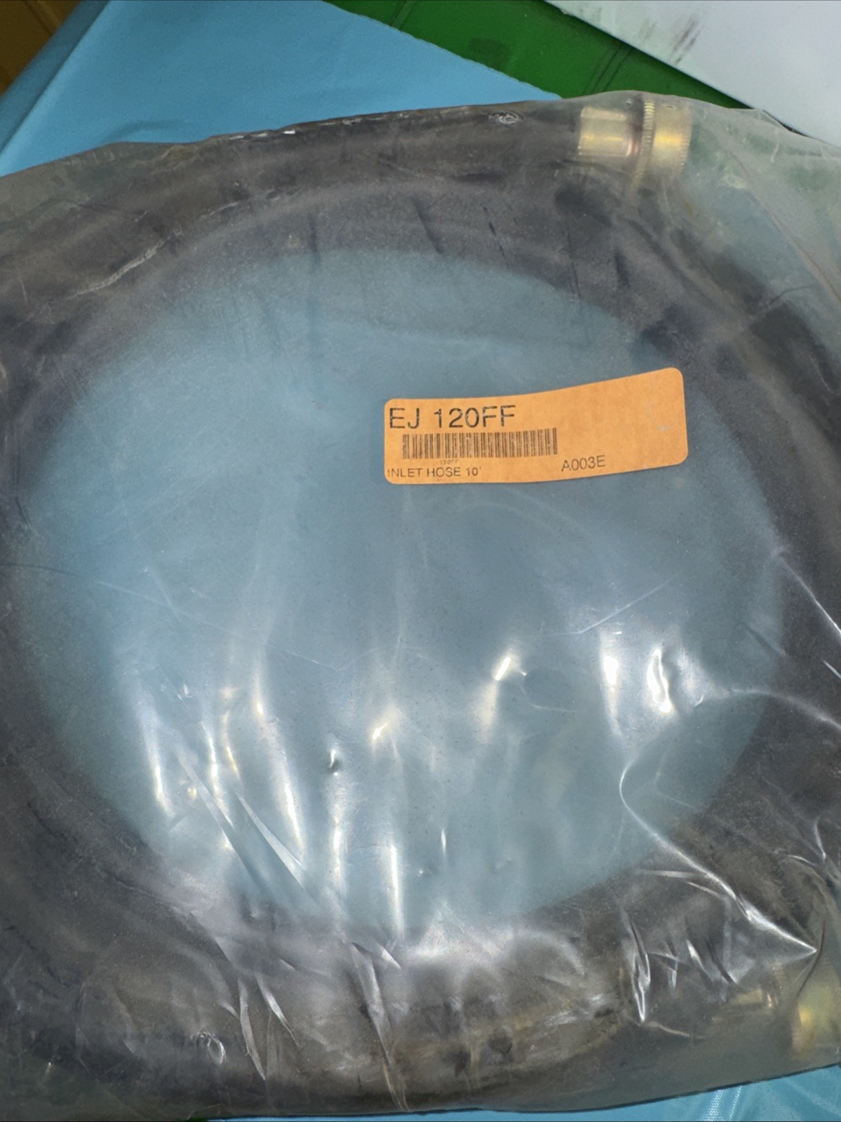 EJ120FF 10FT Washer Inlet Hose 3/4” Female x Female Water Supply Line