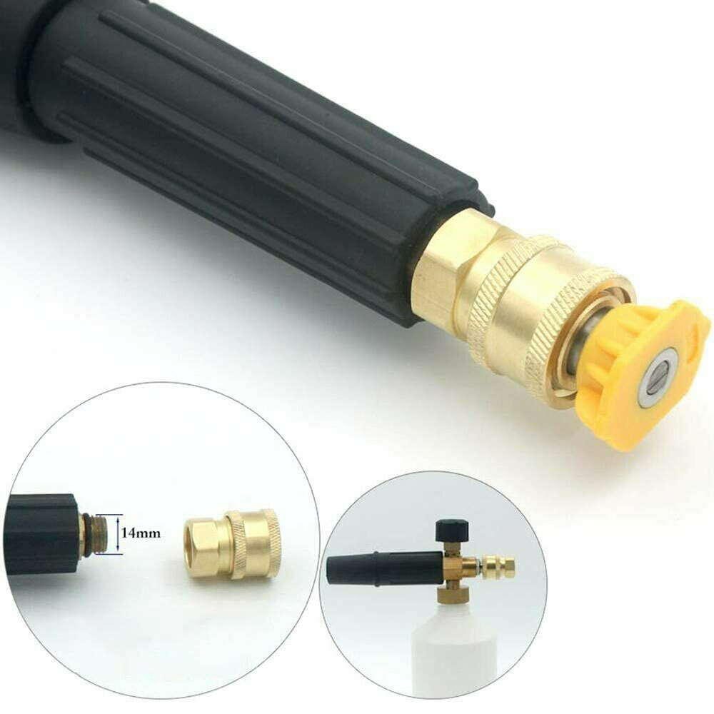 Pressure Washer Coupler Brass Fittings 1/4 Inch Quick Connect To Female NPT #LI