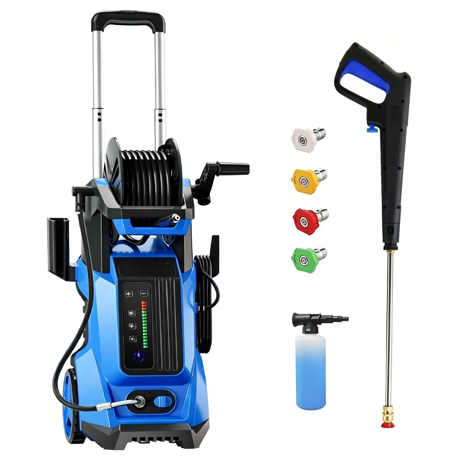 Pressure Washer 4500PSI 4.0GPM, 15-Level Touchscreen, 4 Nozzles, for Driveway