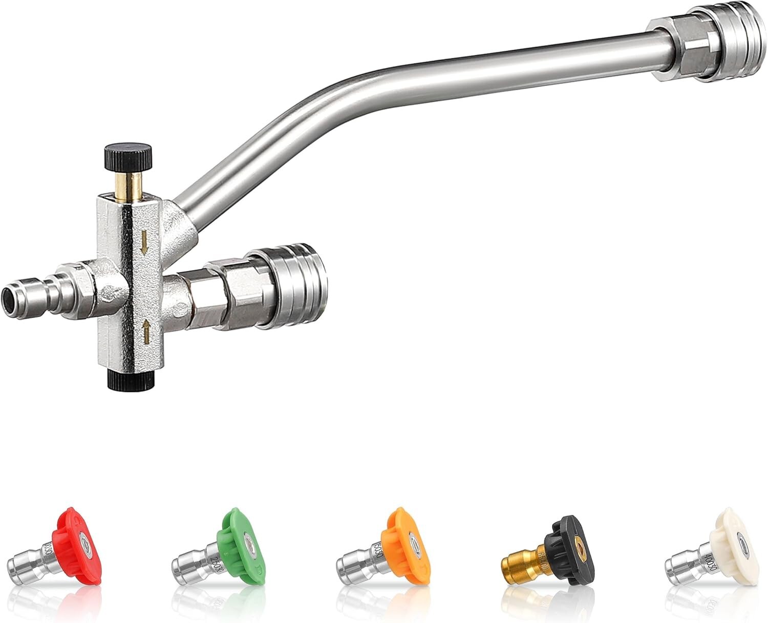 Efficient Dual-Lance Pressure Washer Wand: Switch Between Foam & Water Easily
