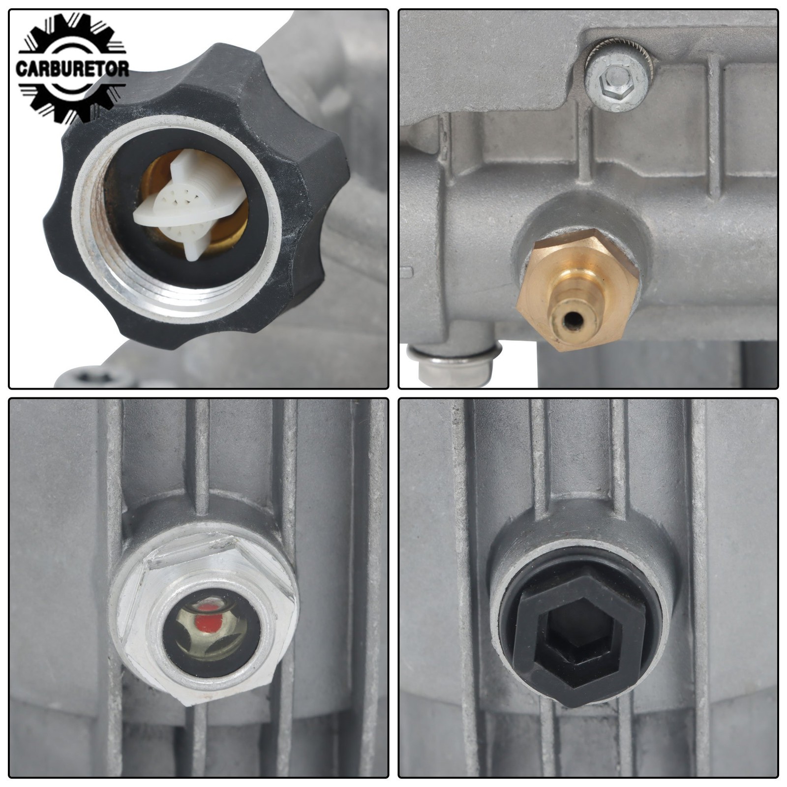 Pressure Washer Pump Horizontal 3/4 Inch Shaft MAX 2.5 GPM Oil Sealed 3000 PSI