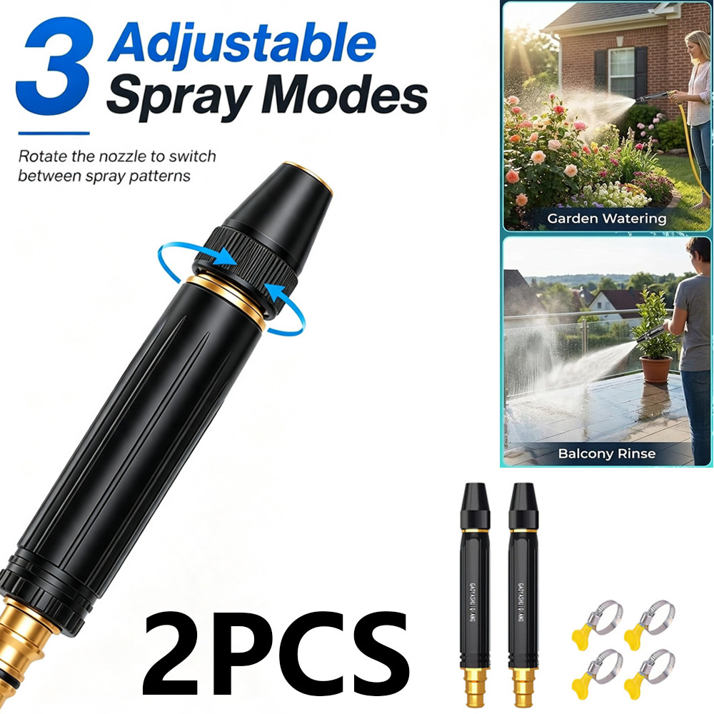 Adjustable High Pressure Hose Nozzle Water Spray Gun Car Wash Garden Jet Sprayer