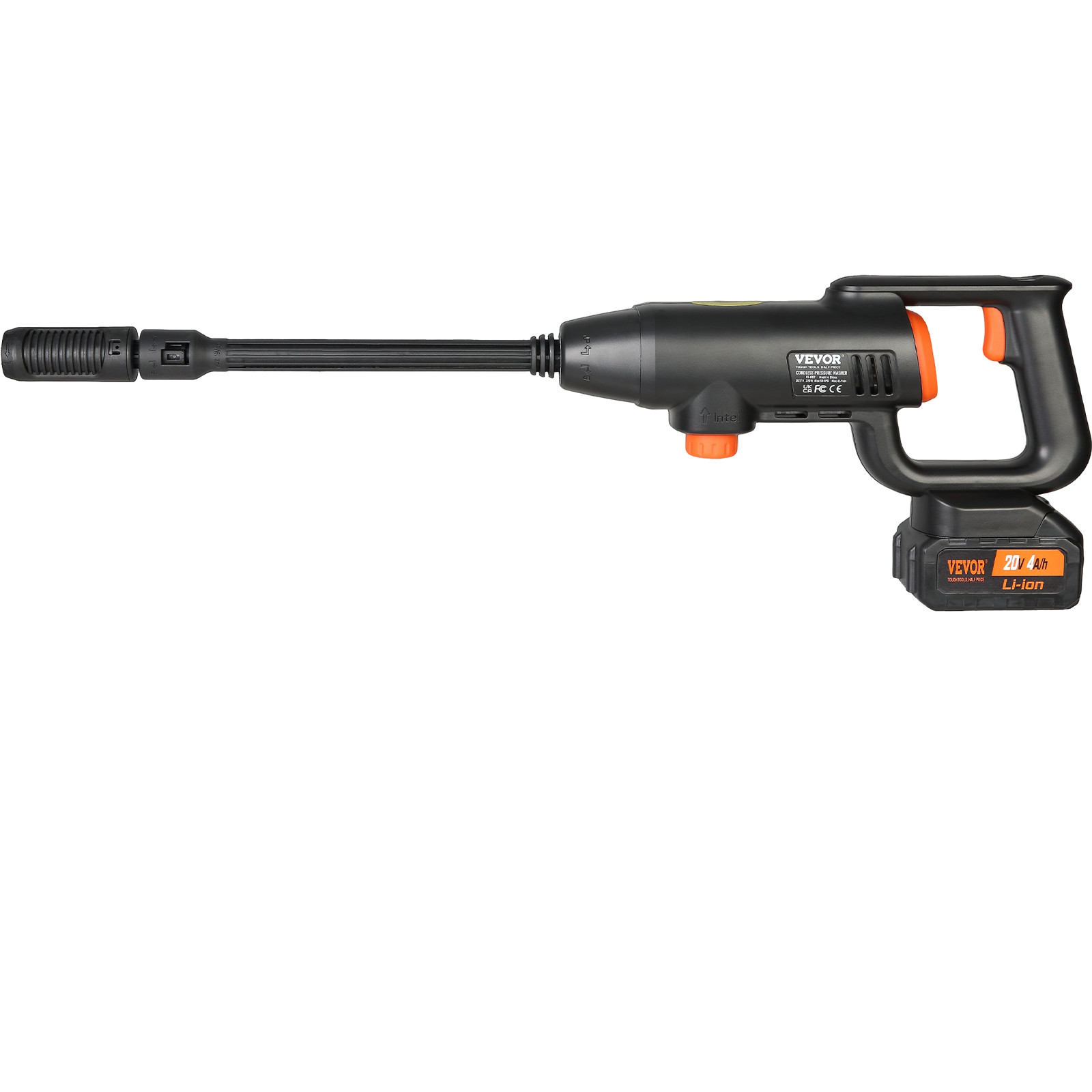 VEVOR High Pressure Cordless Washer Cleaner Portable Water Spray Car Gun 580 PSI