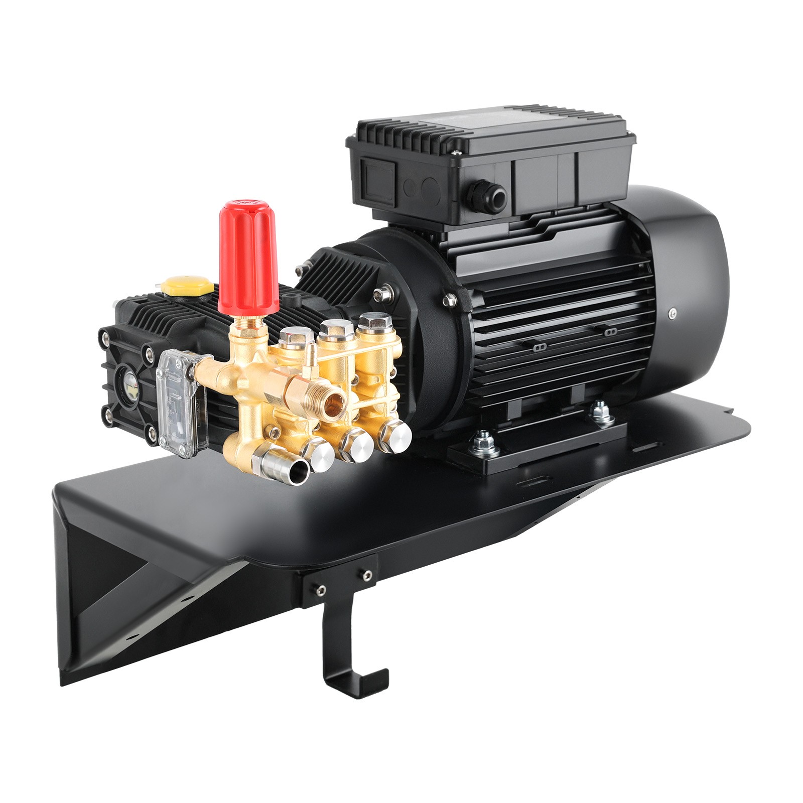 VEVOR Electric Pressure Washer Pump Kit Triplex Pump with 2HP Motor and Bracket