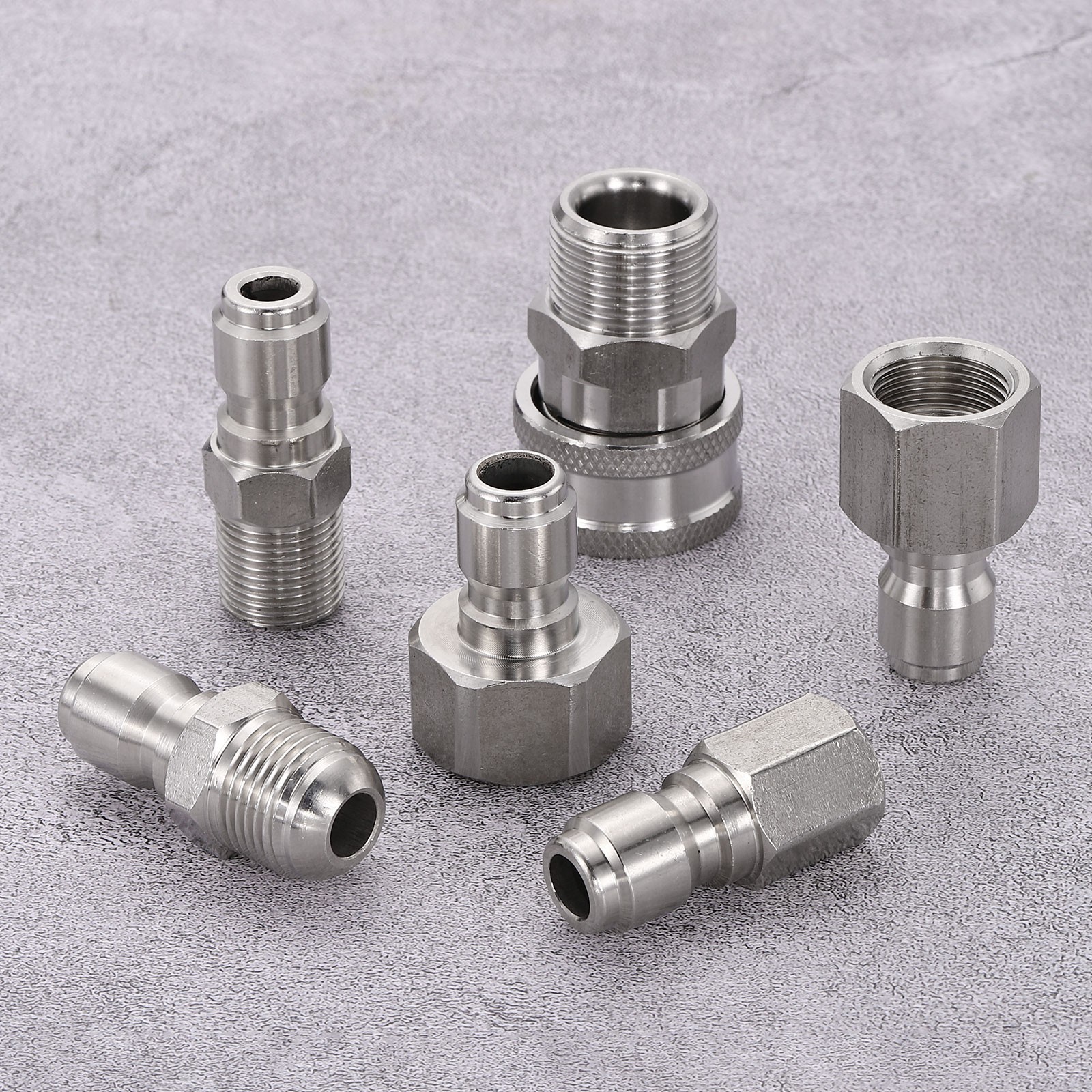 2Pcs Pressure Washer Adapter, 3/8″ Male Quick Plug to G3/8″ Male Fittings Convex