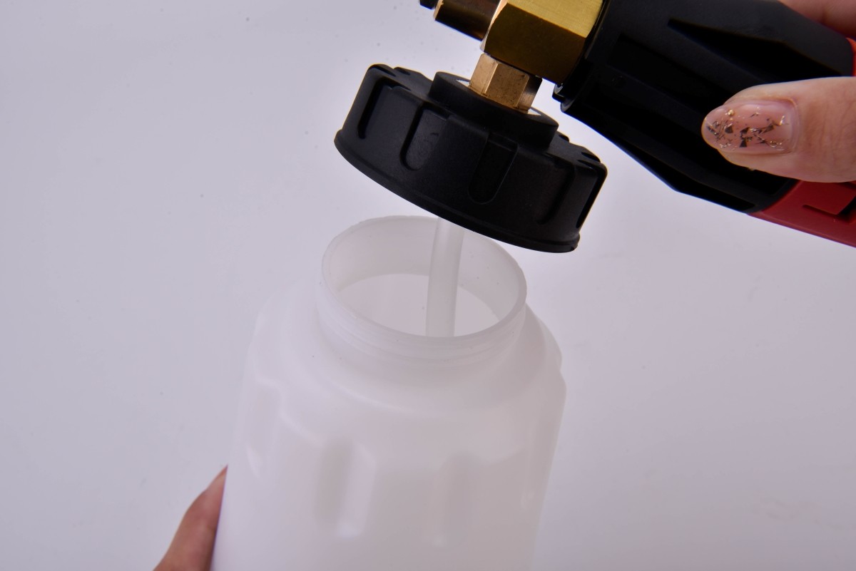 1/4″ Snow Foam Lance Cannon Soap Bottle Sprayer For Pressure Washer Car Washing