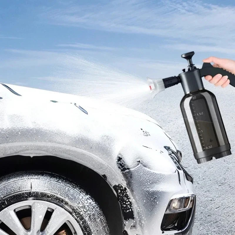 Pneumatic Foam Spray Bottle Handheld Car Wash Foam Sprayer Cleaning Tool 1PC
