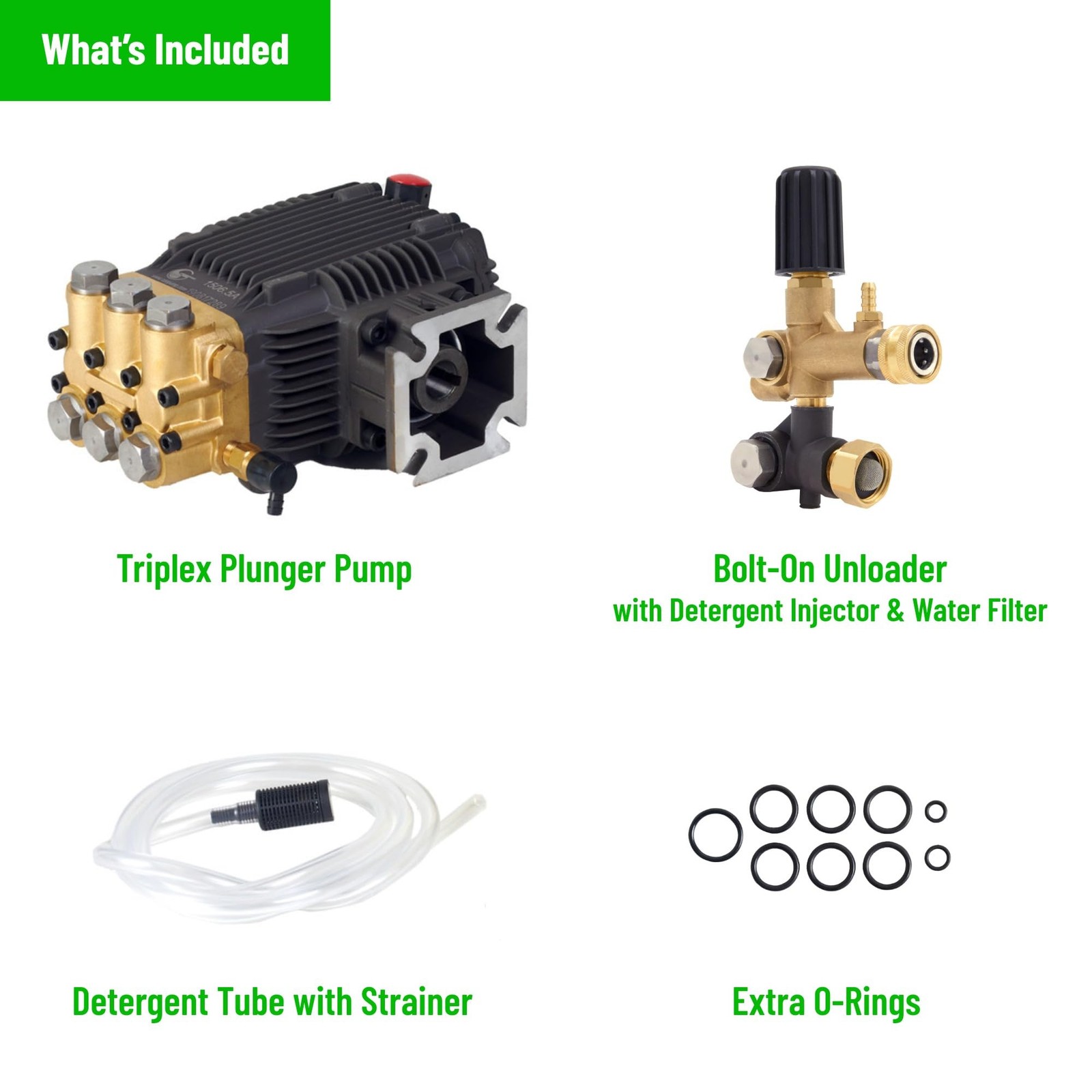Canpump CF 3030 G: 3000 psi @ 3.1 US gpm Pressure Washer Pump with Gold