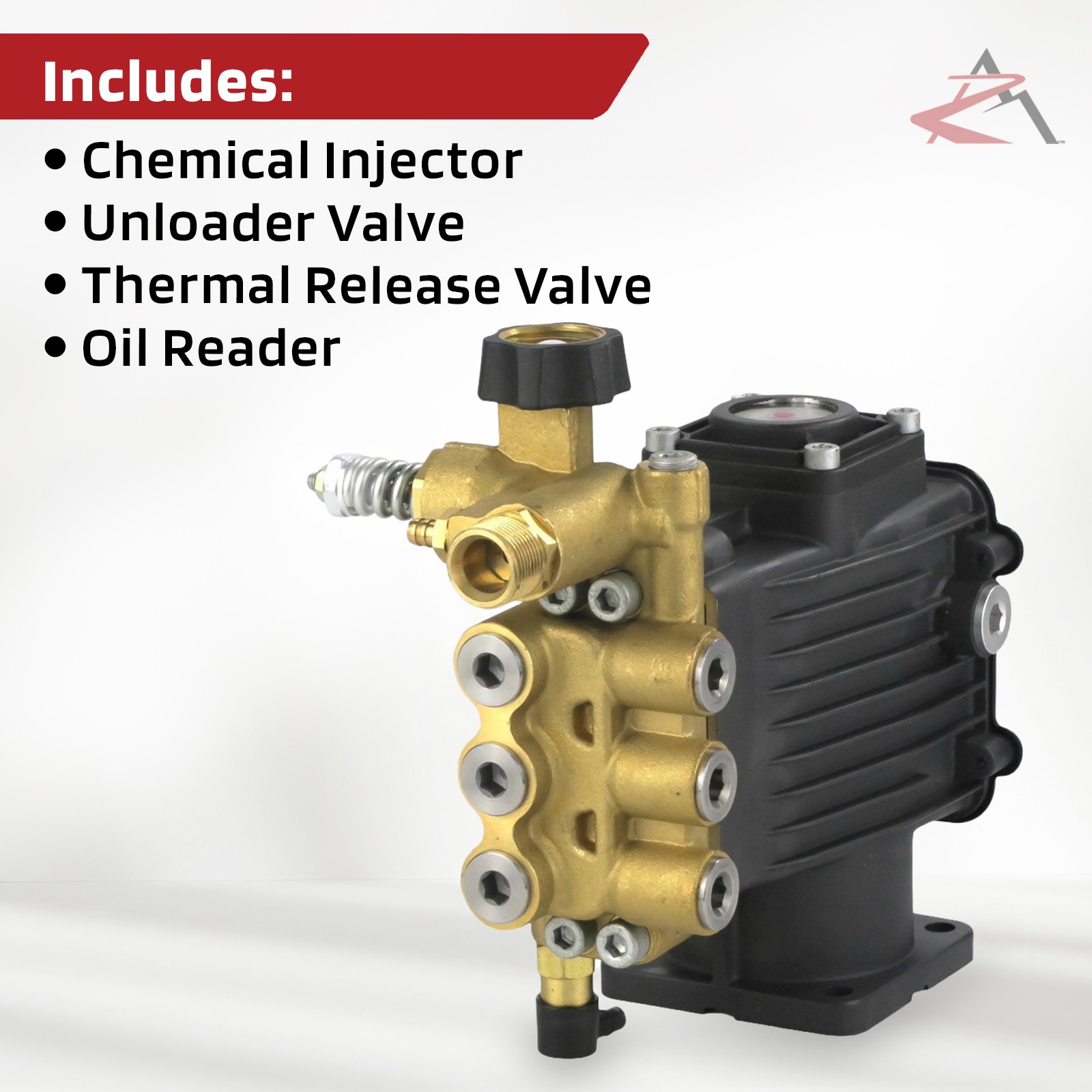 3600 PSI Power Pressure Washer Water Pump, 2.5 GPM, 3/4″ Shaft for Honda GX200