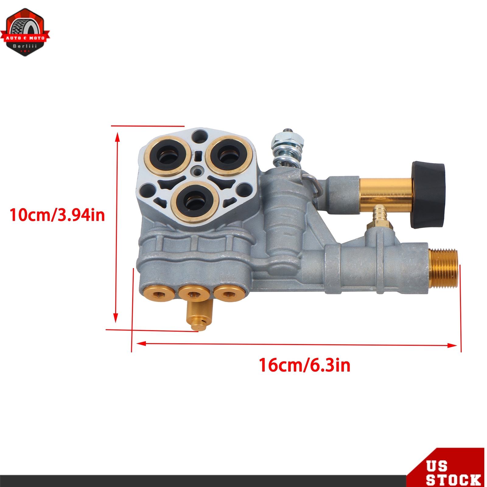 For Simpson Cleaning 7108366 Manifold Kit for 510020 520006 Pressure Washer Pump